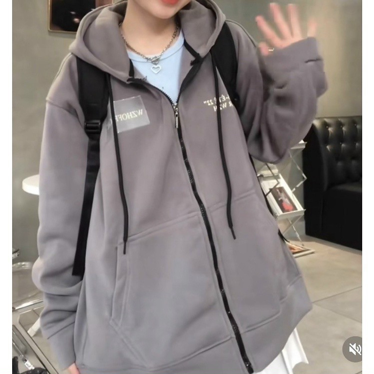 Áo khoác hoodie zip WZHOFFICAL có nón vải nỉ bông màu xám form rộng unisex nam nữ (Ảnh Thật/Có Sẵn), Áo Khoác nỉ Nam Nữ Áo Hoodie Có Dây Kéo - Unisex Áo Khoác Hoodie Zip Wzhoffical Có Nón Vải Nỉ Bông Màu Xám Form Rộng Unisex Nam Nữ (Ảnh Thật/Có Sẵn), Áo Khoác Nỉ Nam Nữ Áo Hoodie Có Dây Kéo - Unisex
