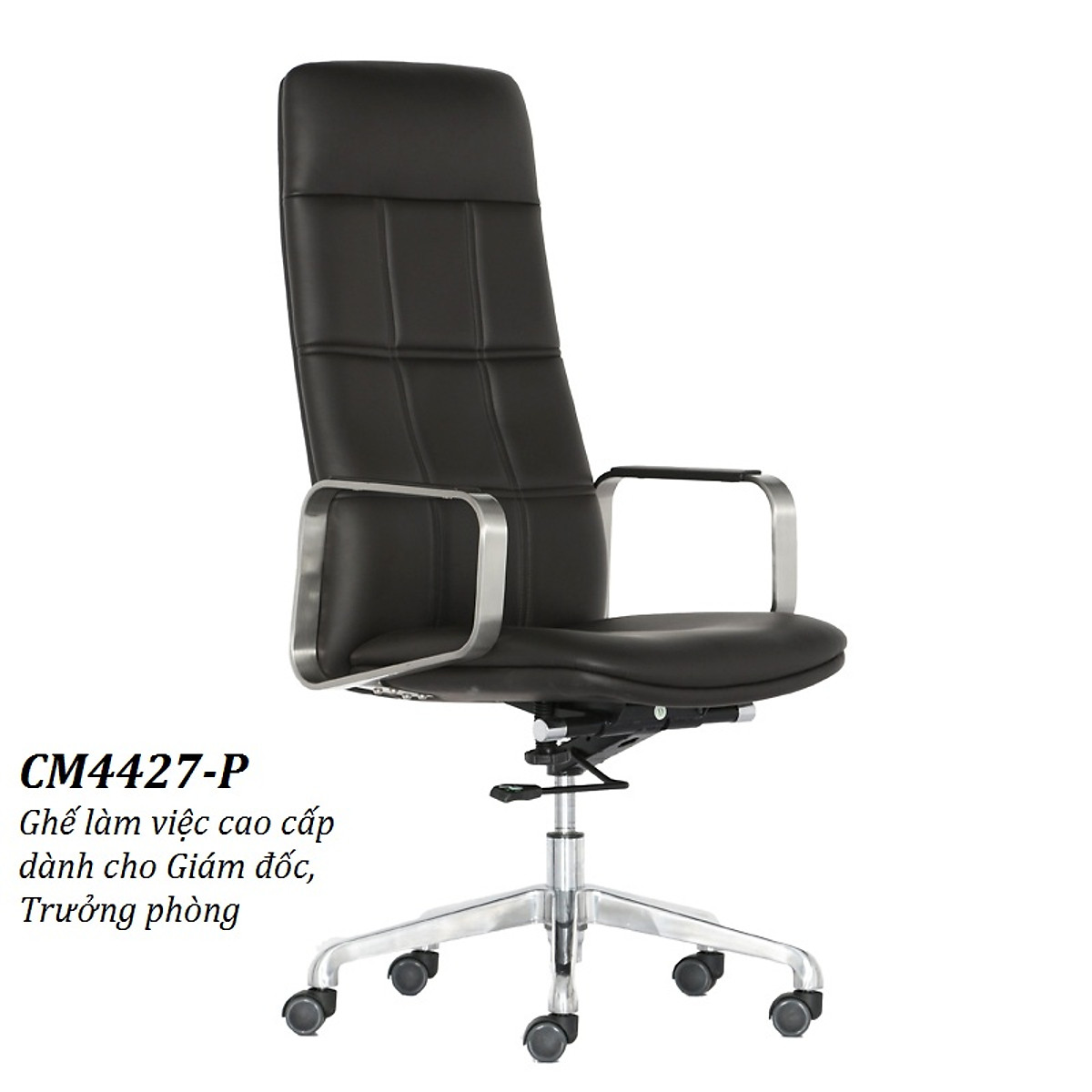 Mua Leather Director's Chair Ghế giám đốc ghế lãnh đạo cấp cao ngồi làm  việc tại văn phòng ngồi làm việc tại nhà lưng cao nhập khẩu CM4427-P Tay  ghế hợp kim