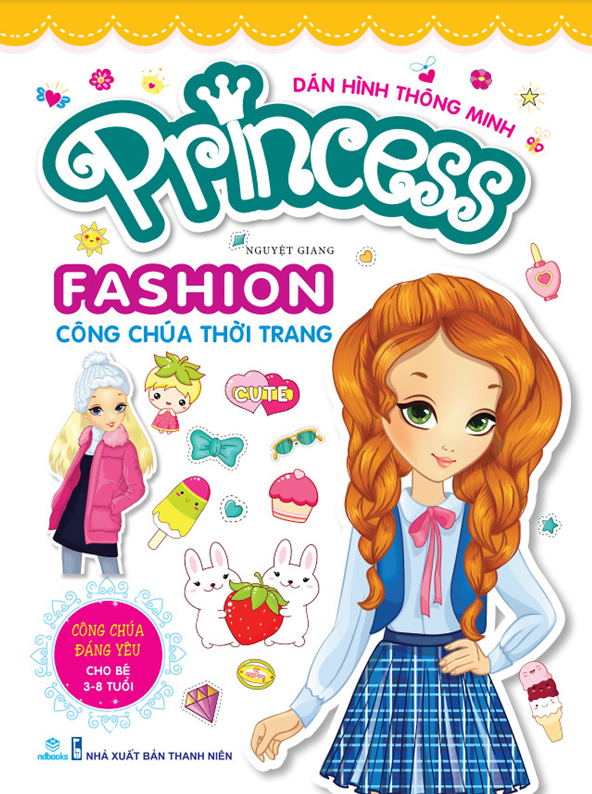  Dán hình thông minh Princess Fashion công chúa thời trang - Công chúa đáng yêu (cho bé từ 3-8 tuổi )