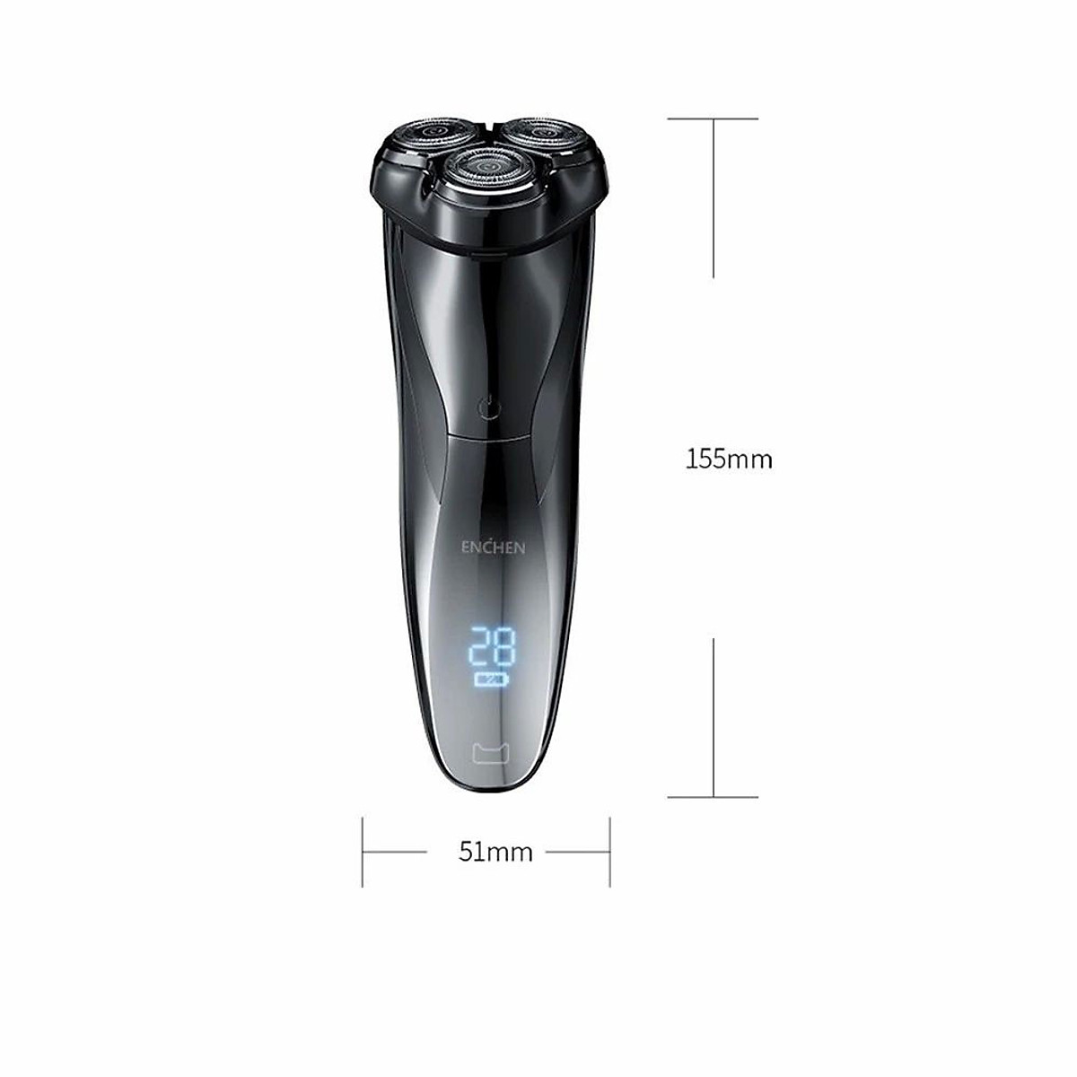 Máy Cạo Râu Enchen BlackStone3 hệ thống thông minh ESM cạo râu khô và ướt - Hàng chính hãng