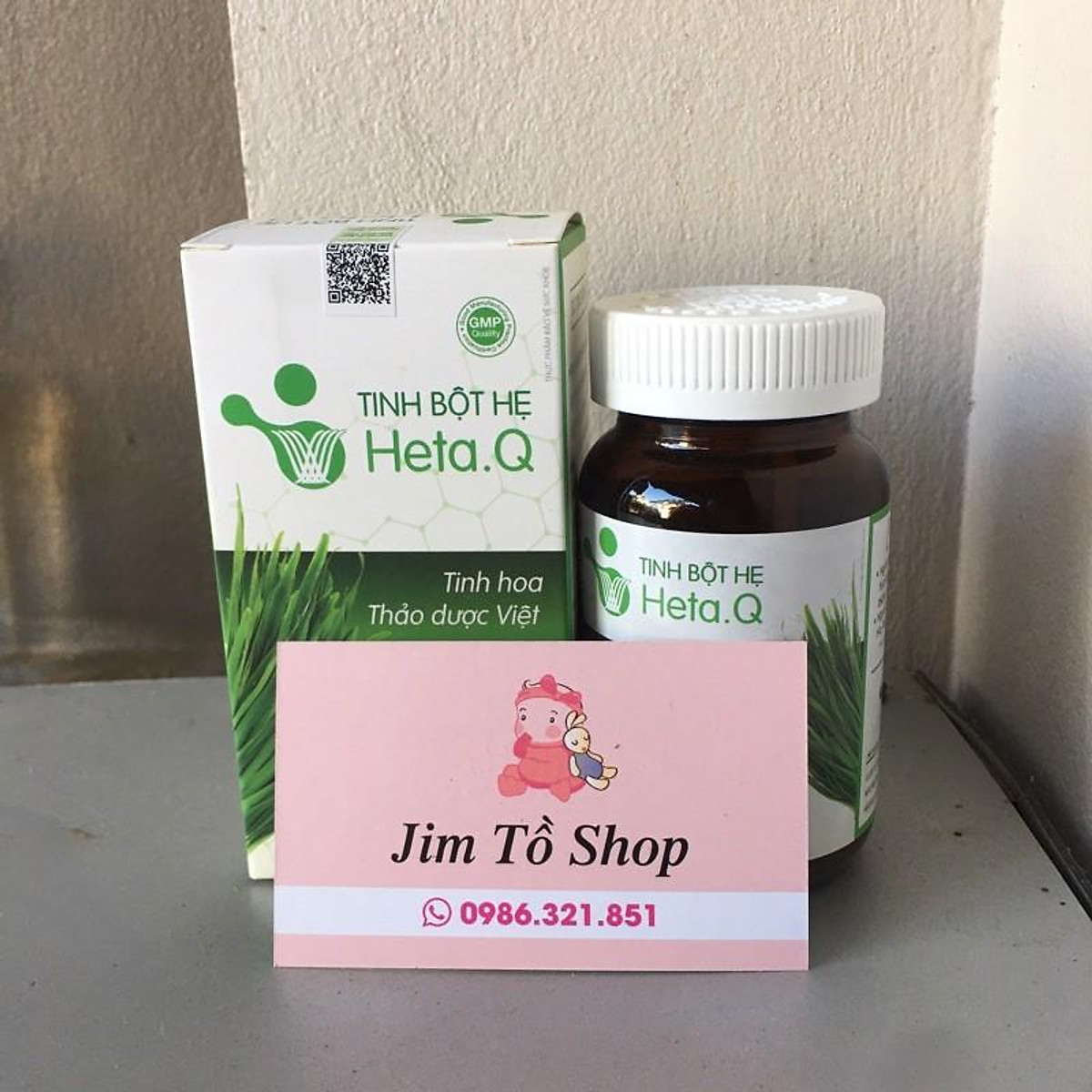 Tinh bột hẹ Heta.Q chính hãng/ tinh bột hẹ hỗ trợ táo bón, biếng ăn ở trẻ nhỏ và người lớn