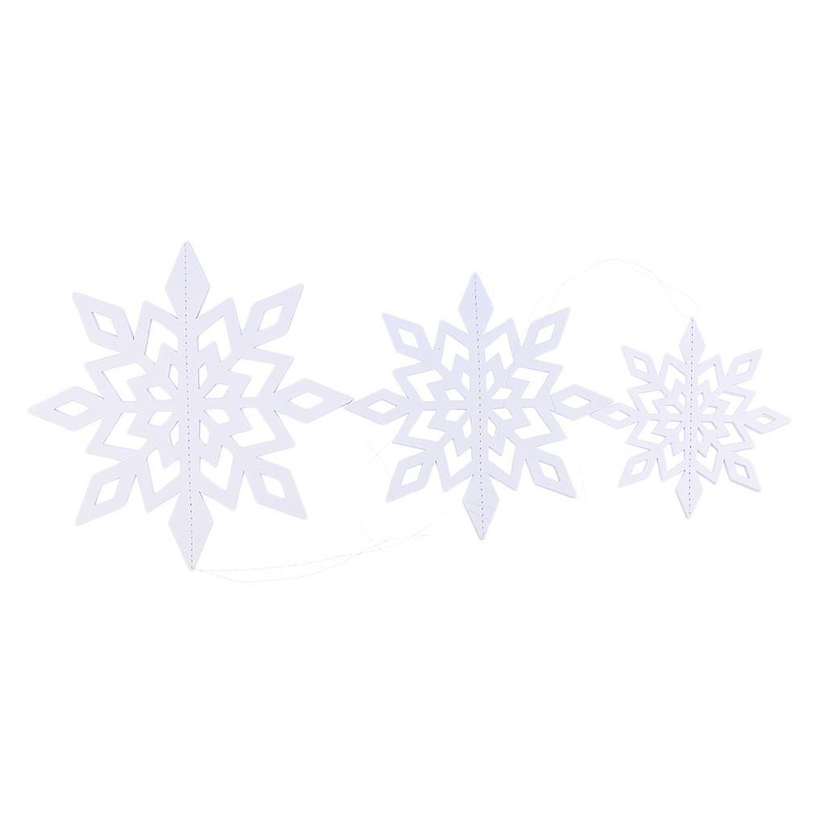 Two White Giant Hanging Christmas Snowflake Decorations By Ginger Ray |  notonthehighstreet.com
