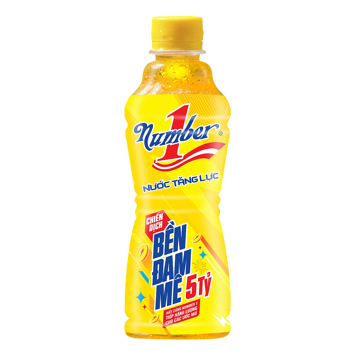 Thùng 24 chai Nước tăng lực Number 1 chai PET 330 ml