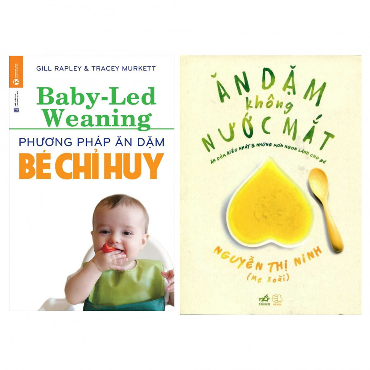 Combo Sách: Ăn Dặm Không Phải Là Cuộc Chiến+ Phương Pháp Ăn Dặm Bé Chỉ Huy + Ăn Dặm Không Nước Mắt