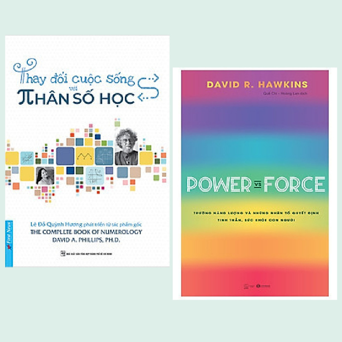 Combo 2 cuốn: Thay Đổi Cuộc Sống Với Nhân Số Học + Power Vs Force - Trường Năng Lượng Và Những Nhân Tố Quyết Định Tinh Thần Và Sức Khỏe Con Người