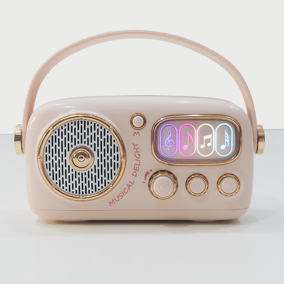 Bộ Loa Karaoke Mini Cổ Điển Bluetooth iCore VSM99 Kèm 02 Micro - Hàng chính hãng