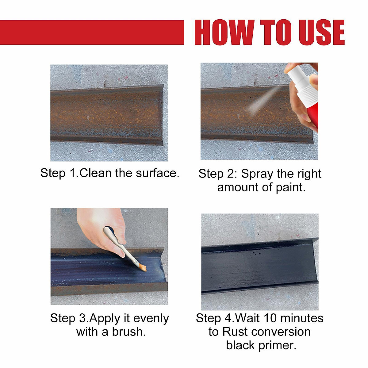 Rust Inhibitor Car Maintenance Rollers Anti Rust Removal Door Hinges