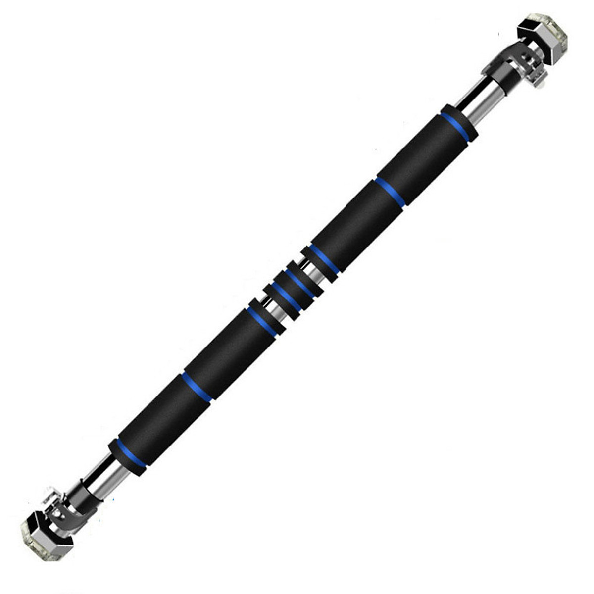 Xà Đơn Gắn Cửa Hoặc Treo Tường Chốt Chống Xoay Màu Đen Xanh Dương(Chọn Kích Thước)- Mẫu Cải Tiến Chất Lượng Vượt Trội