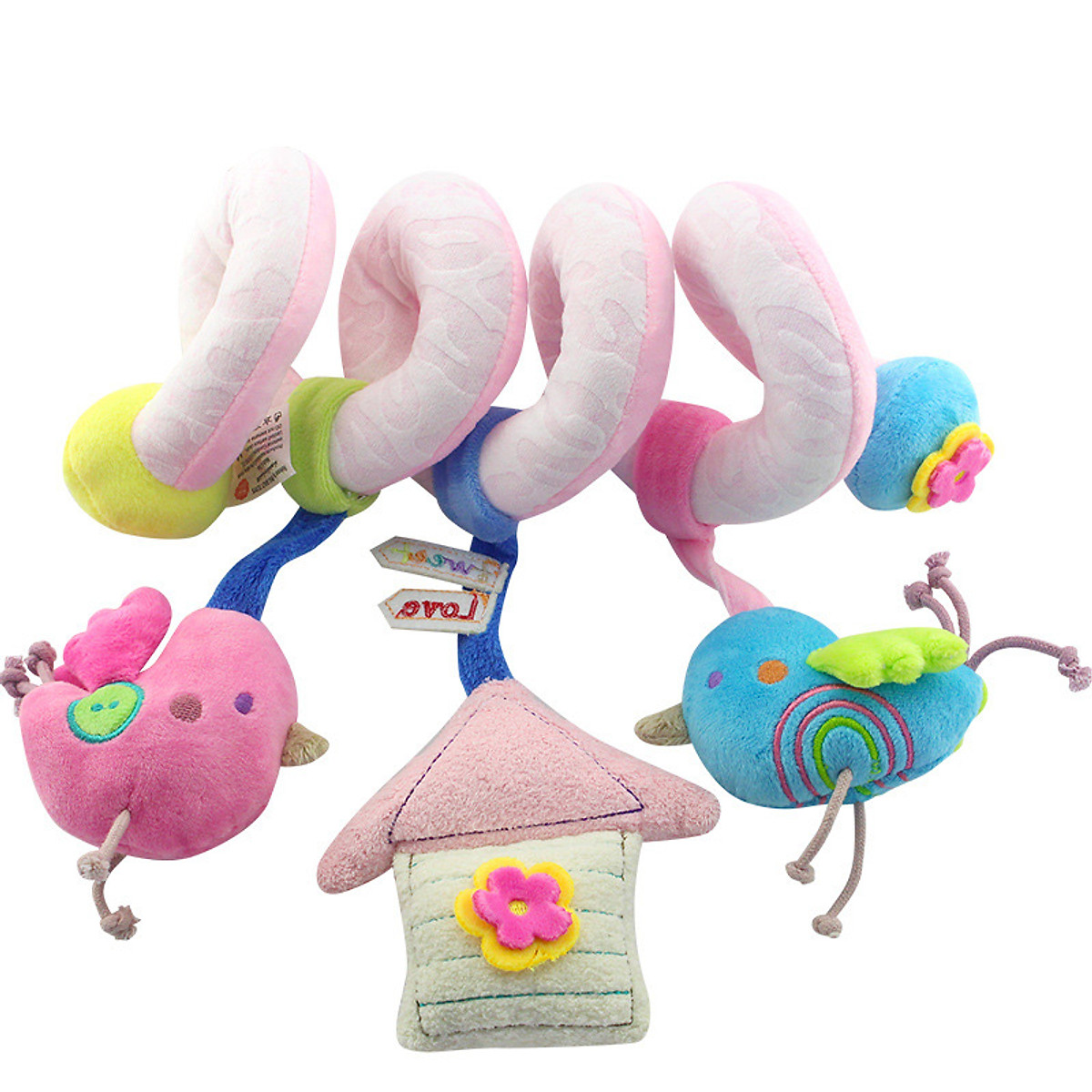 Mua Baby Spiral Stroller Toy, Kids Animals Stuffed Toys Wraps Around