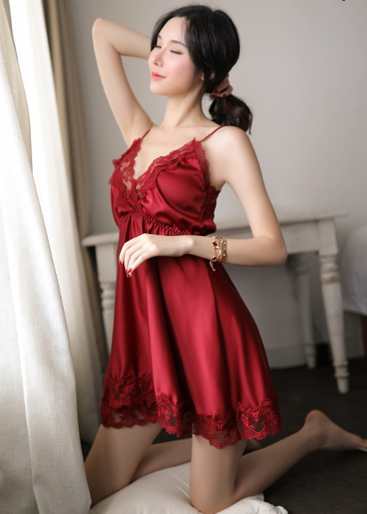 Váy Ngủ Đồ Mặc Nhà Phong Cách Hàn Quốc Mẫu Mới 2023 Cotton Mẫu Mỏng Mùa Hè  Cho Nữ Đồ Ngủ Nữ Tay Ngắn Mùa Xuân Thu Bạn Gái Mùa Hè 