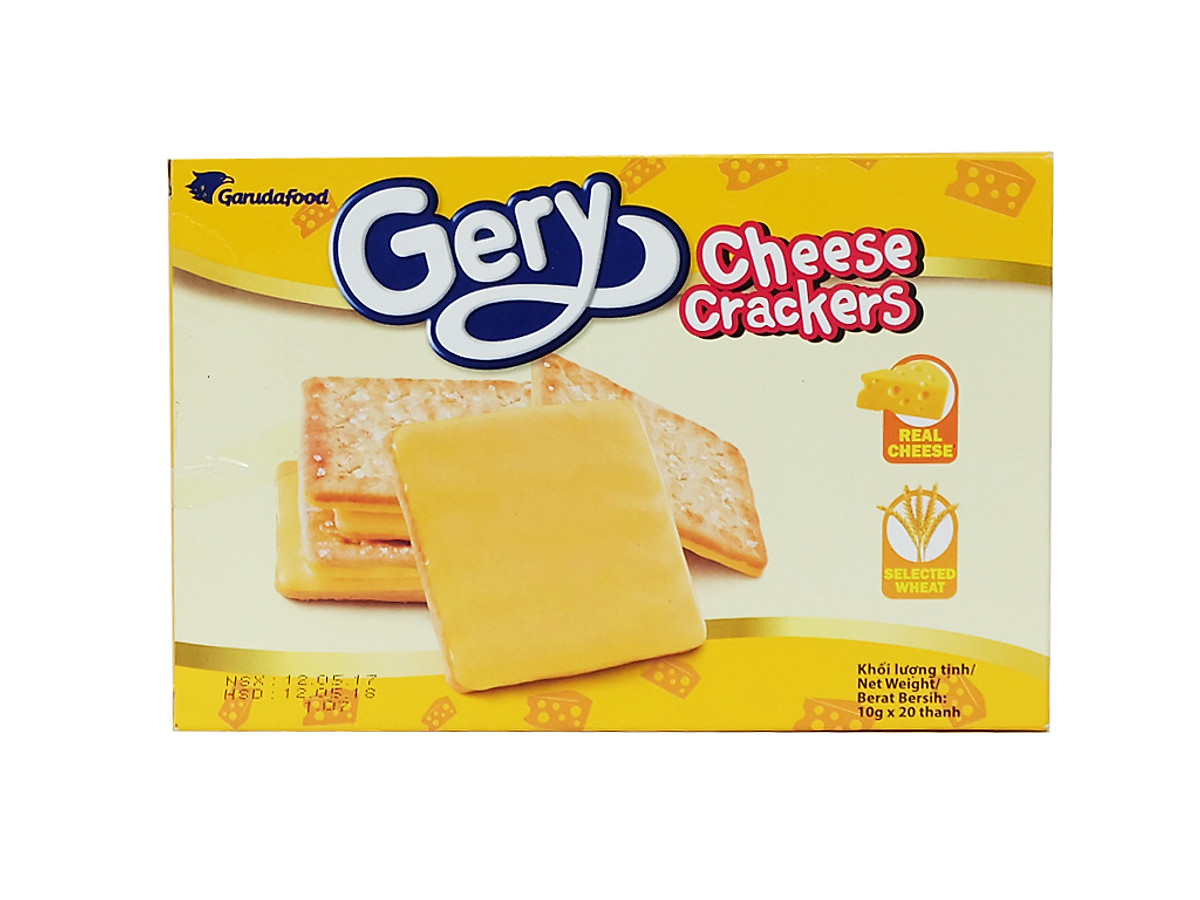 Bánh Gery Cheese Crackers (200g) Tiki