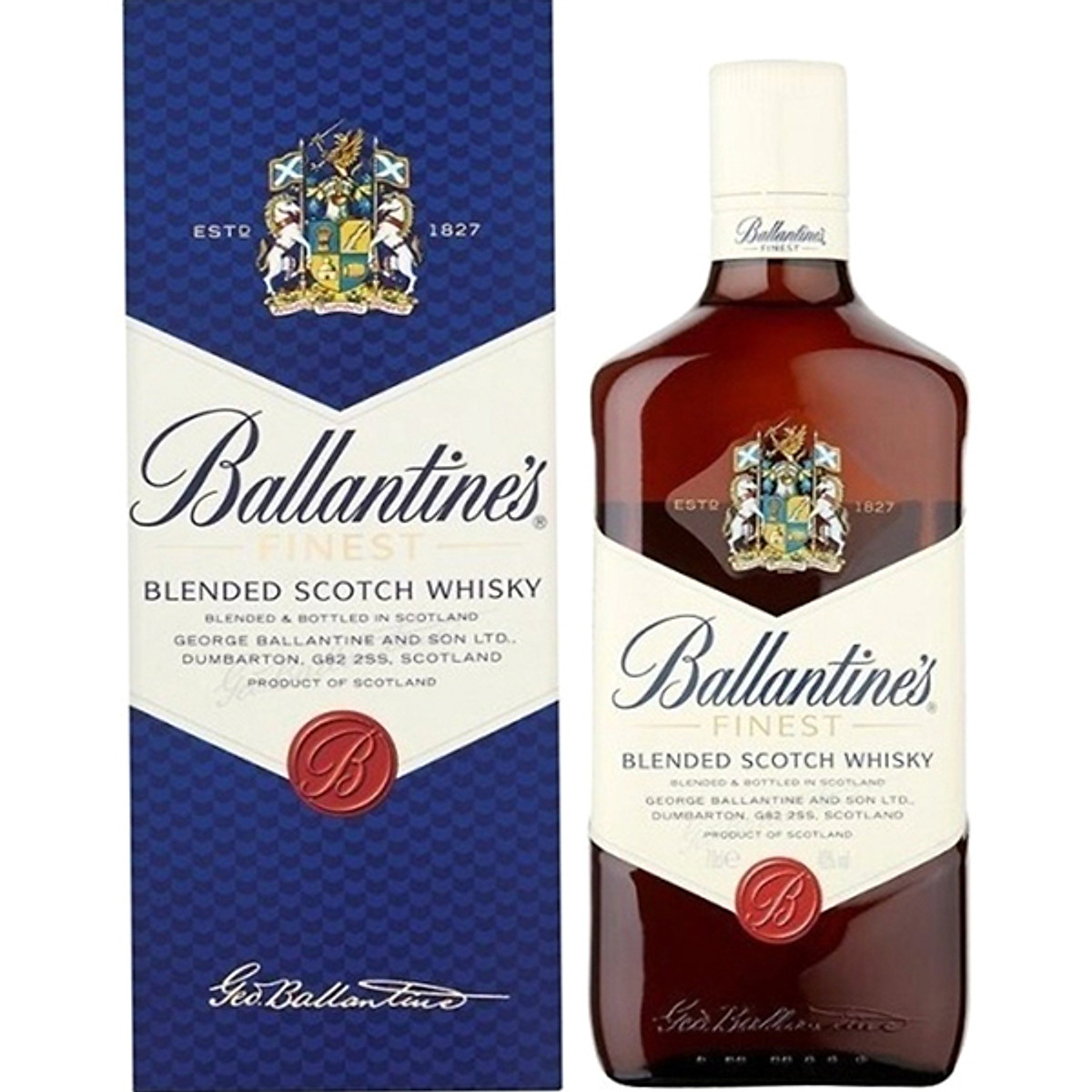 {Freeship 50K} Rượu Whisky Ballantine's Finest 700ml 39.7% - 40.3% - Không kèm Hộp