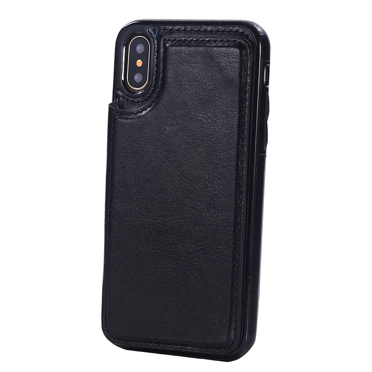 PU Leather Stand Wallet Phone Protective Cover For IPhone X - Bao ...
