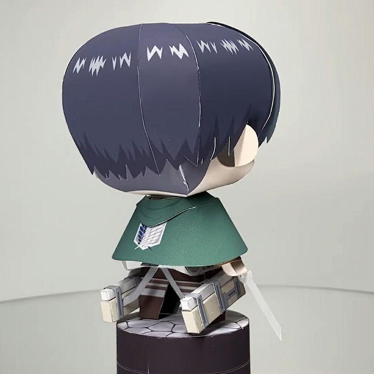 Mô hình giấy anime [ATTACK ON TITAN] chibi Levi Ackerman - Mô hình giấy