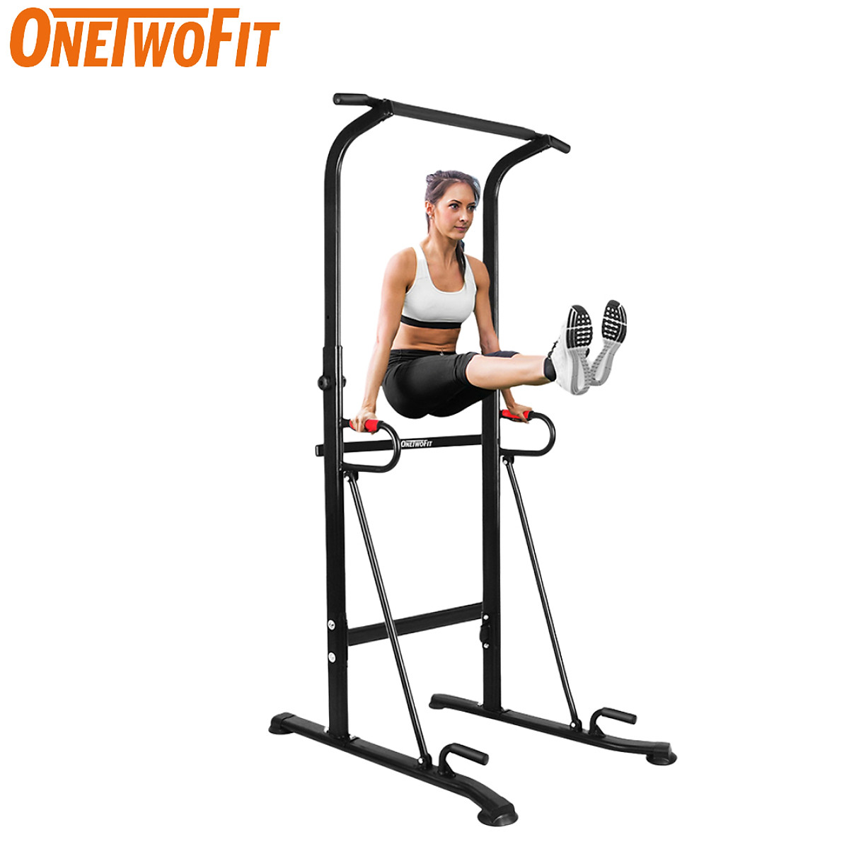 OneTwoFit Xà đơn xà kép Home Fitness Pull up Bar Push Up-Weight có thể điều chỉnh chiều cao