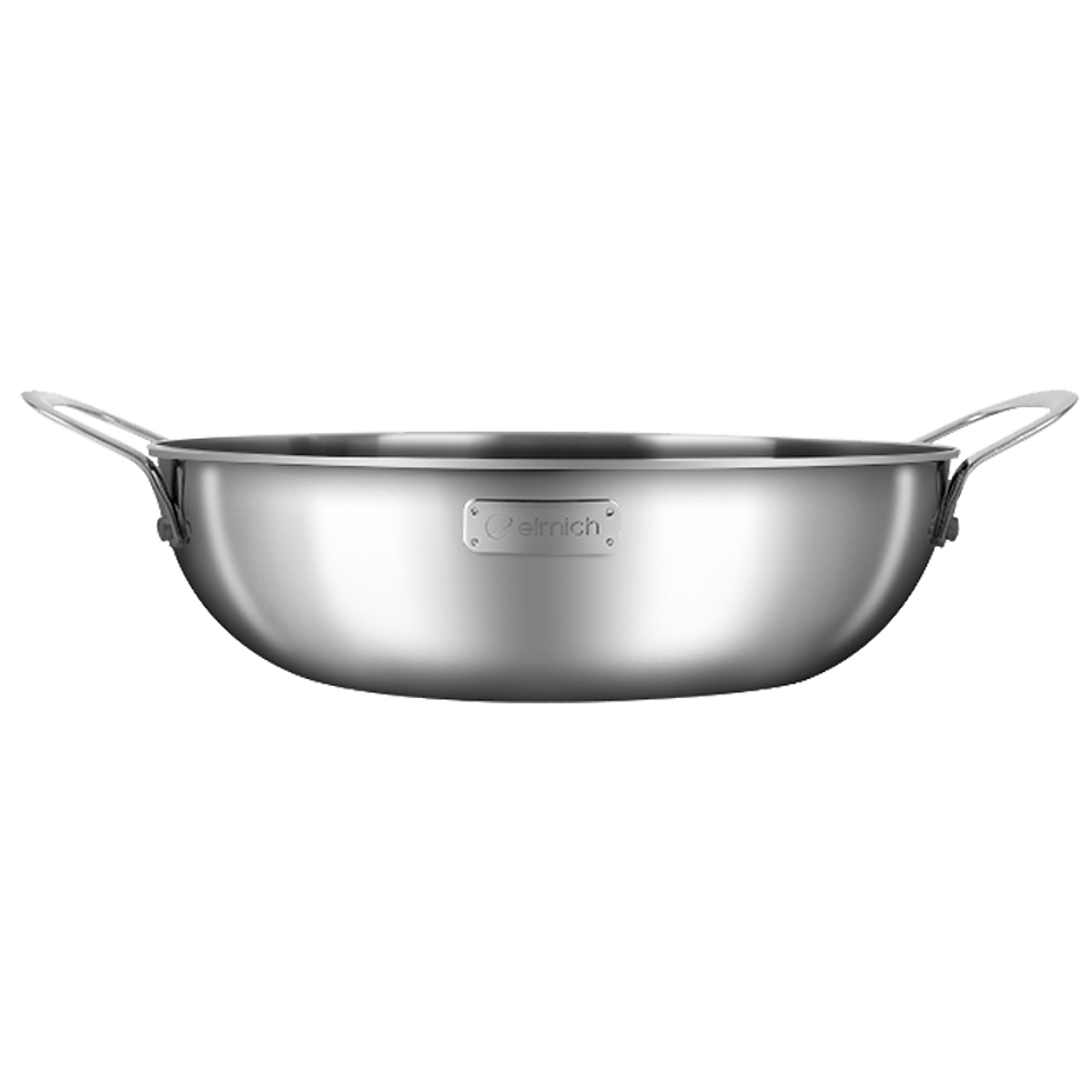 Chảo xào inox cao cấp 3 lớp đáy liền Elmich Trimax EL-379