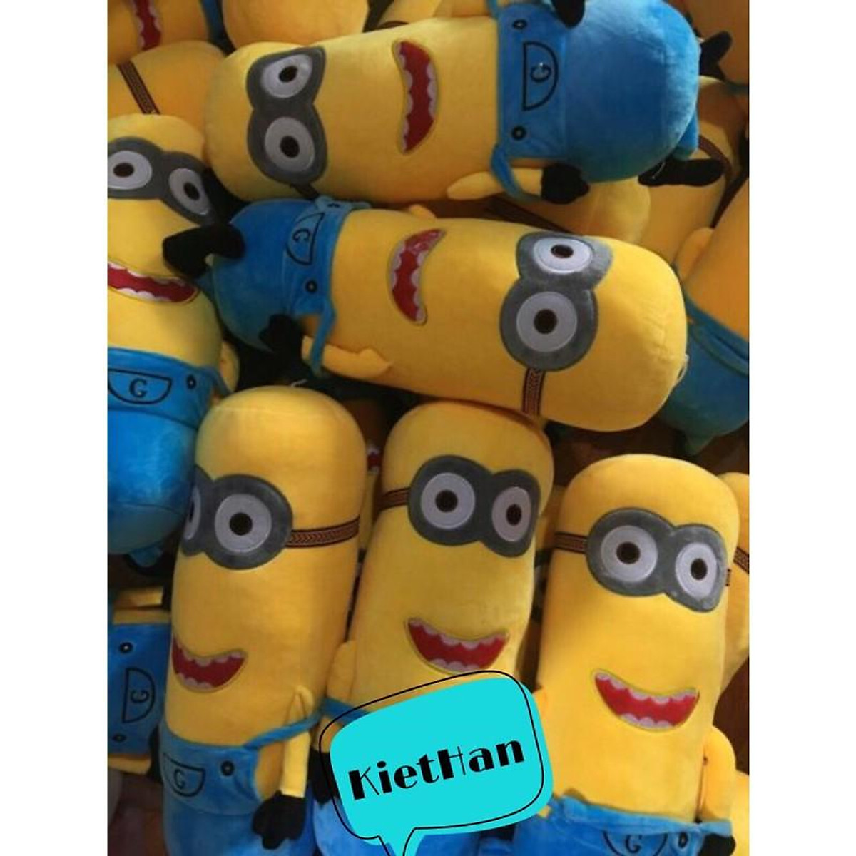 Gối ôm hình Minion- Thú nhồi bông cho bé- Hàng đẹp - Thú bông