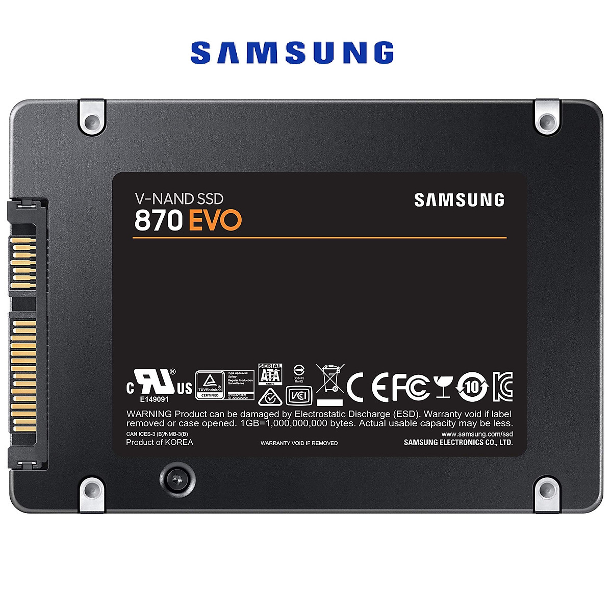 Ổ Cứng gắn trong SSD Samsung 870 EVO 2.5 inch sata III - Hàng Nhập Khẩu