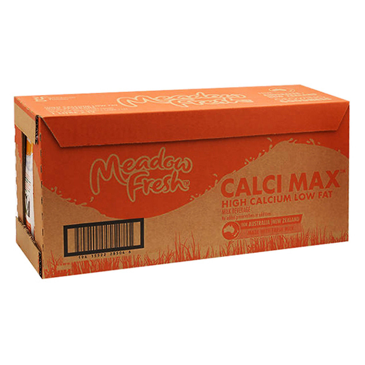 Thùng 12 hộp Sữa Tươi Tiệt Trùng Giàu Canxi Ít Béo Meadow Fresh 1L hàng New Zealand