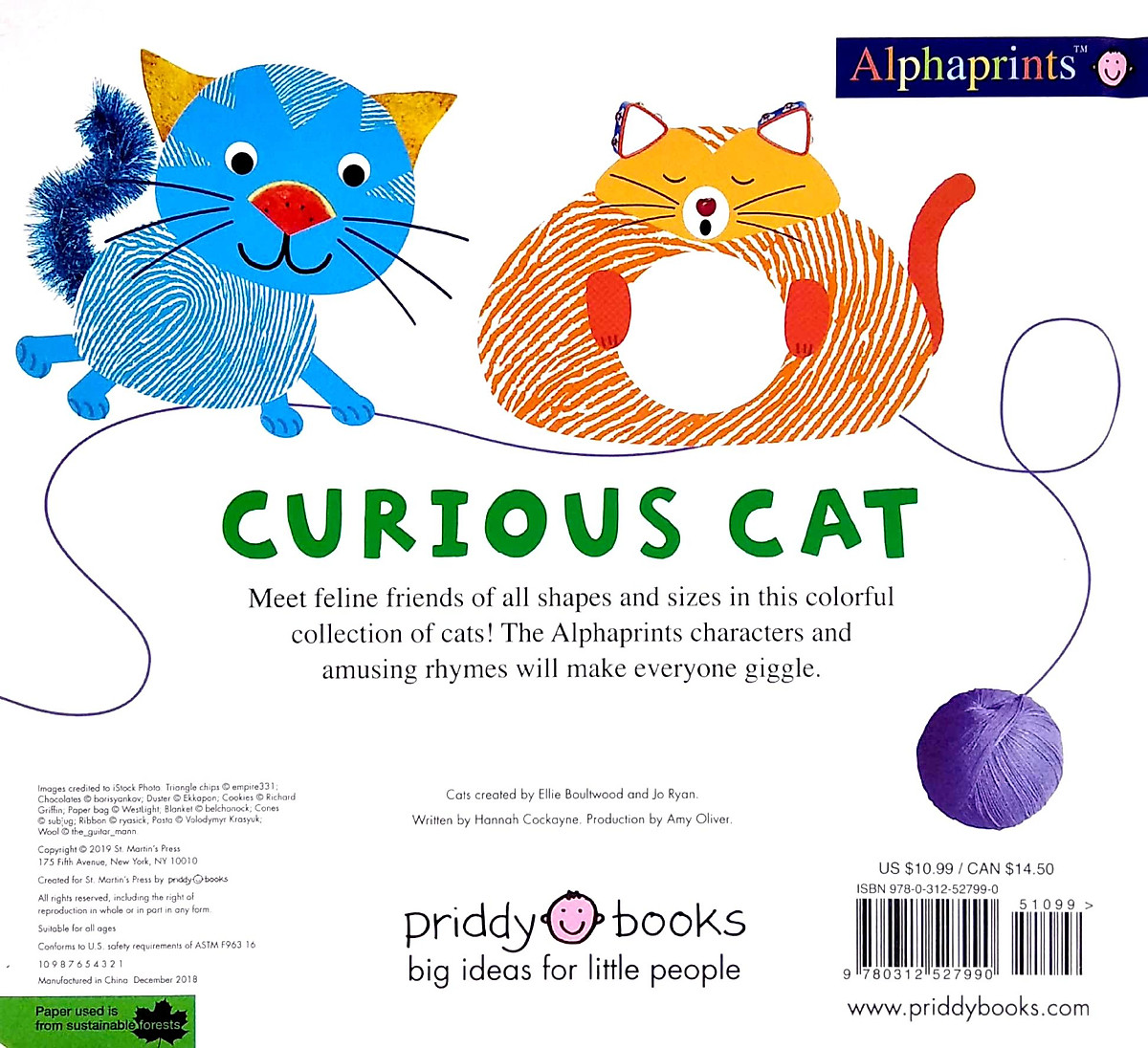 Alphaprints: Curious Cat And Other Fluffy Friends