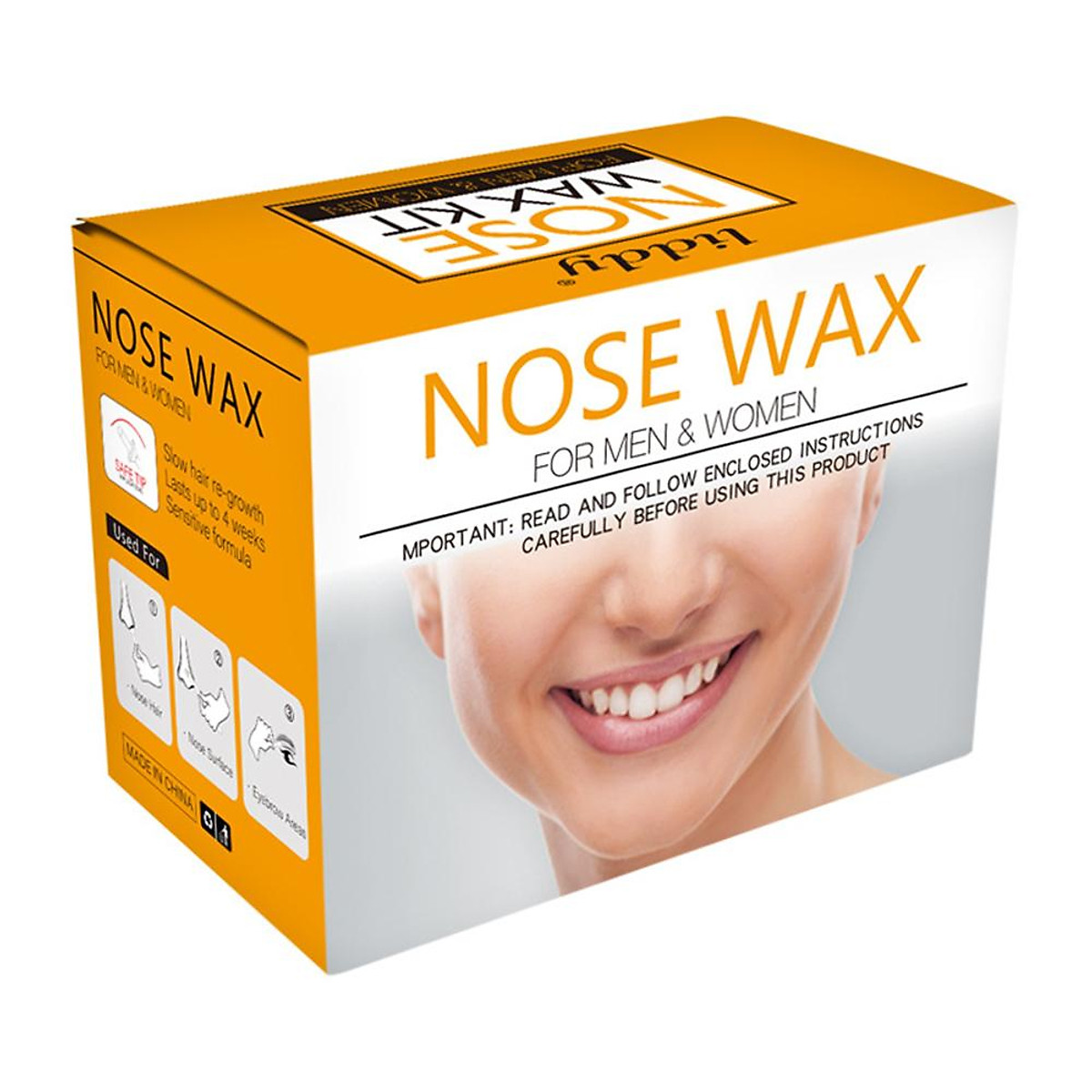 Nose Wax Kit Painless Nose Hair Removal With Hard Wax Beans For Men Women  Groupon | Men's And Women's Nasal Hair Removal Wax Set 