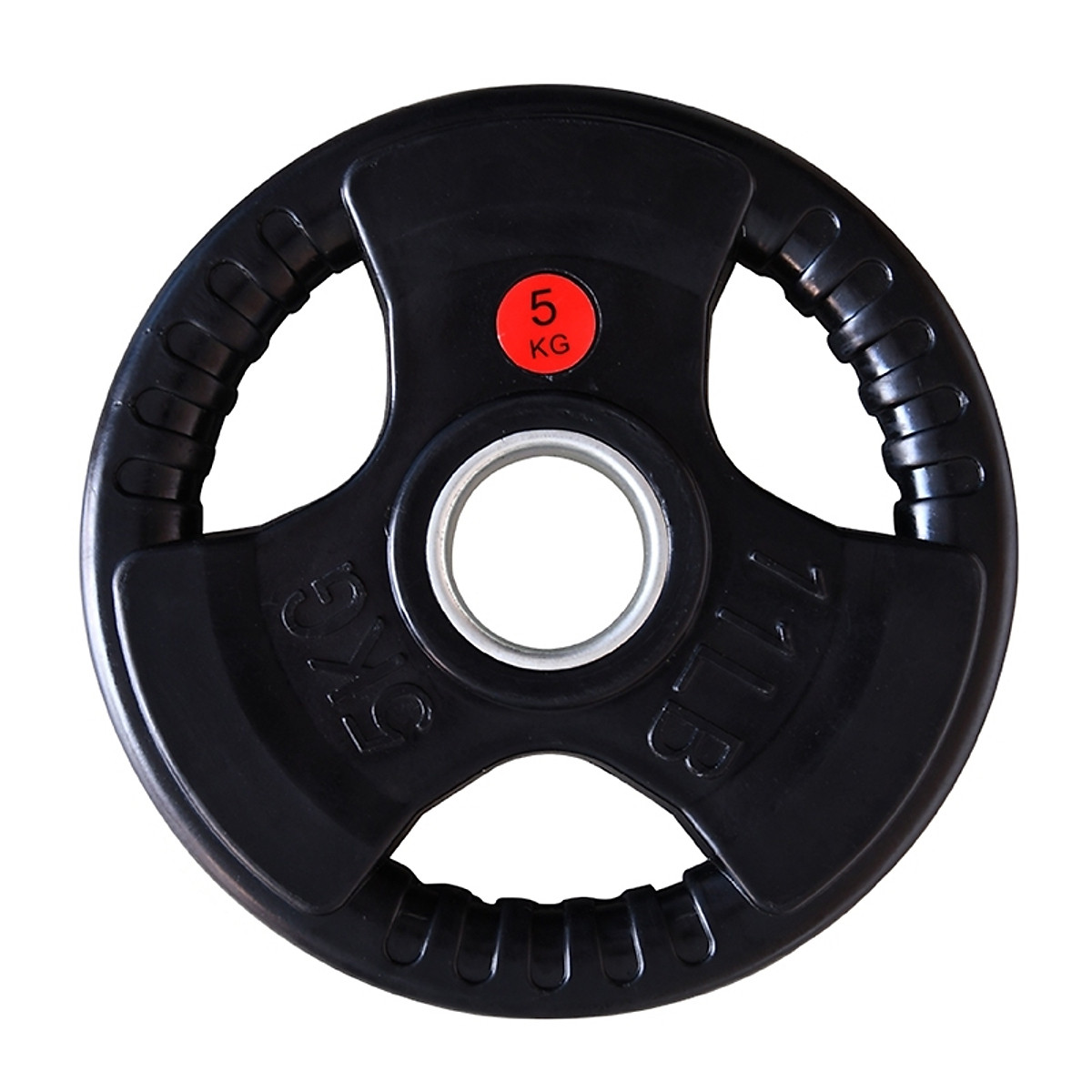 Tạ miếng cao cấp 3 lỗ (ø: 50mm) có bọc cao su non Thái Lan BG 2.5kg,5kg, 7.5kg, 10kg,15kg và 20kg (hàng nhập khẩu)