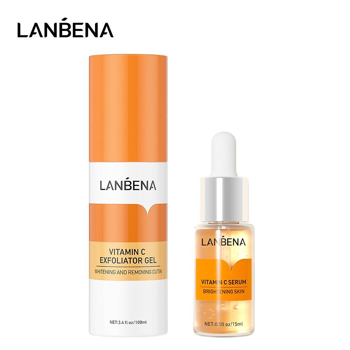 LANBENA Vitamin C Exfoliating Gel Serum Skin Cleansing Shrinking Pores