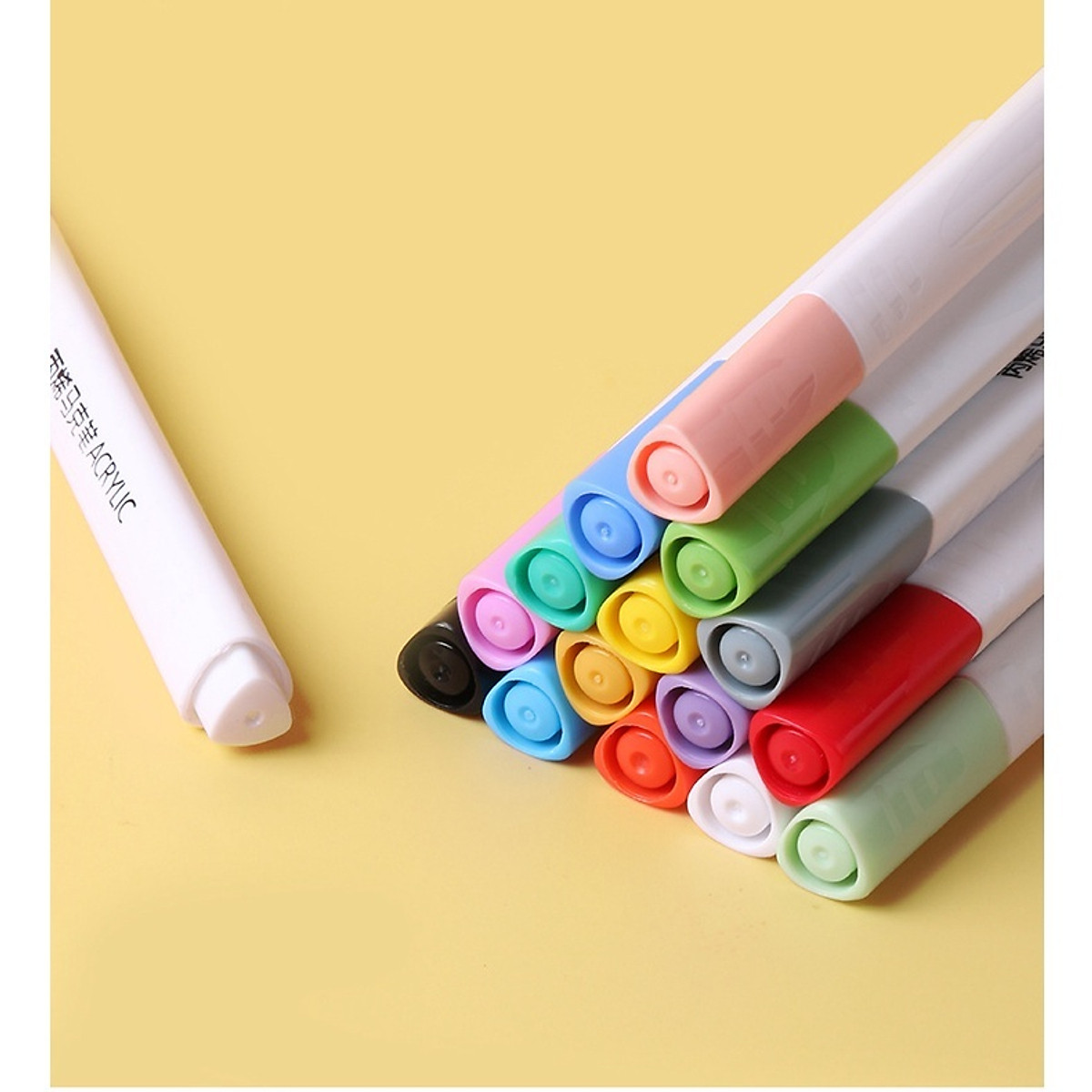 Bút Màu Acrylic Marker Cao Cấp Màu Sắc Tươi Sáng - Bút Lông Màu cho bé