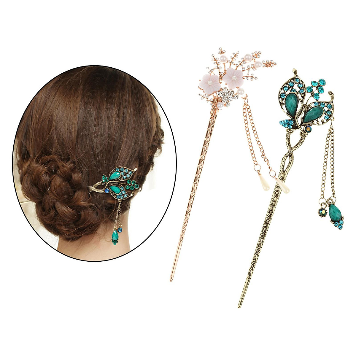 Fashion Flower Beads Hairbands Hair Hoop Headband Headdress Women Girl Wedd  | Fruugo ES