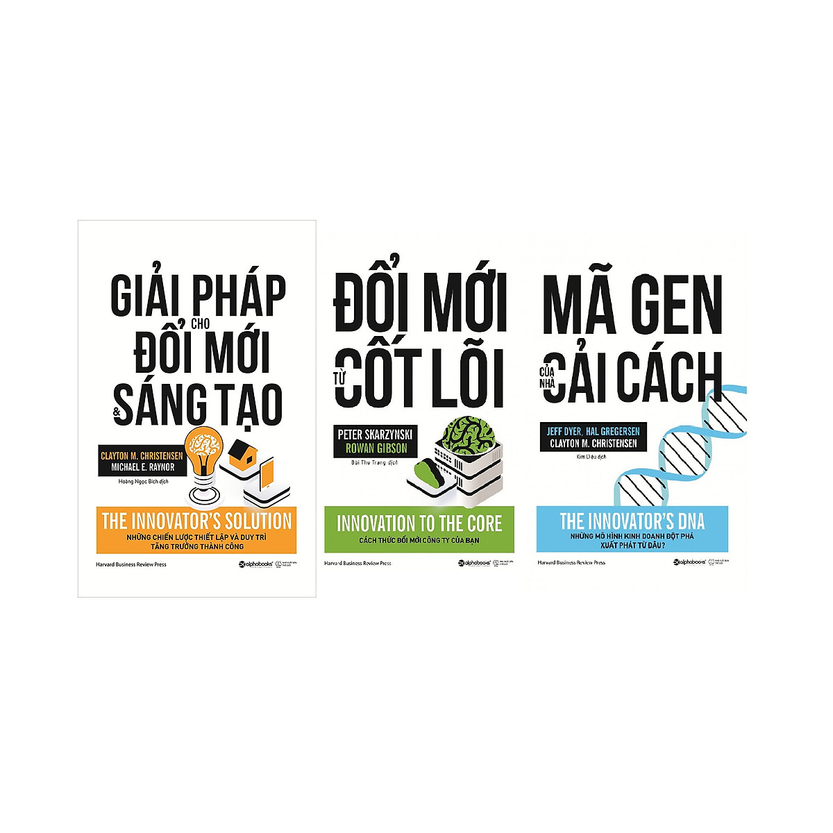 Bộ Sách Về Đổi Mới Sáng Tạo Dành Cho Các CEO ( Giải Pháp Cho Đổi Mới Và Sáng Tạo + Đổi Mới Từ Cốt Lõi + Mã Gen Của Nhà Cải Cách ) Tặng Bookmark Tuyệt Đẹp