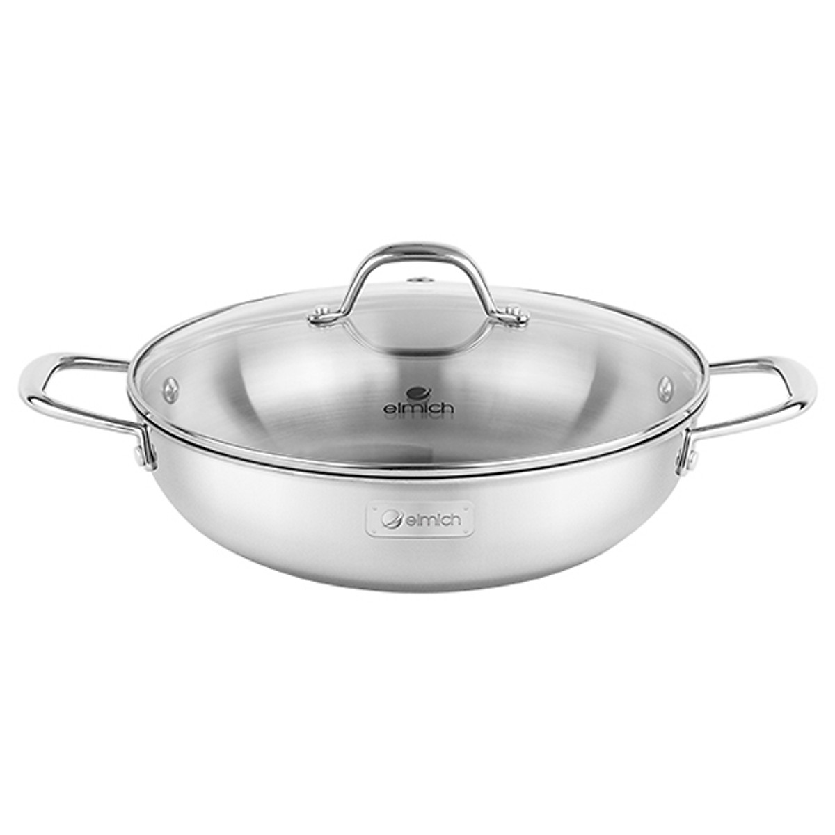 Chảo hấp đa năng Inox liền khối Elmich Trimax Czech EL-3832 size 28cm