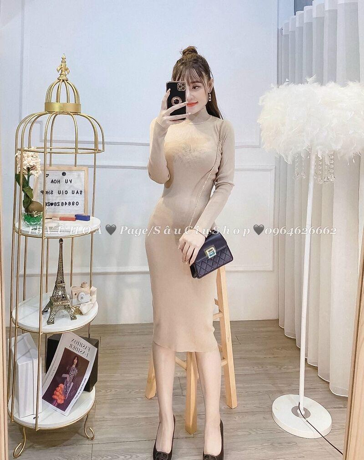 Mua Váy body len cổ 3 phân quảng châu  Tiki