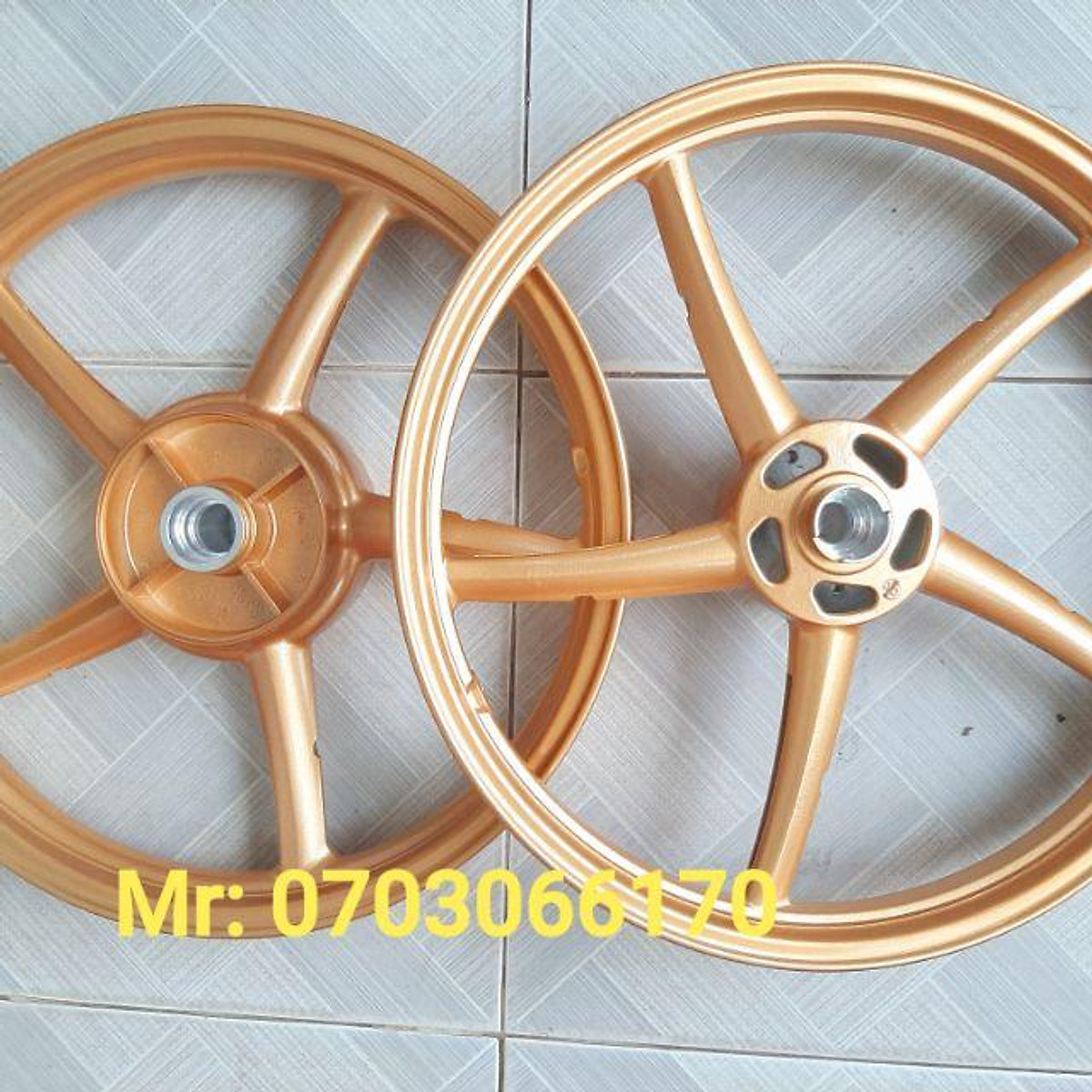 BÁNH MÂM SIRIUS JUPITER TAURUS EXCITER 1 ĐĨA TRƯỚC 20062010 KIỂU 5 CÂY CNC  MÀU ĐEN SIZE 1416 GẮN VỪA NHƯ ZIN KHÔNG CHẾ  MixASale