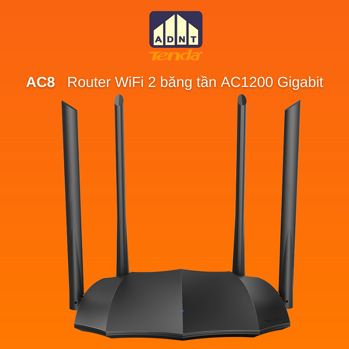 Bộ phát wifi 4 râu chuẩn AC 1200Mpbs băng tần kép Wireless Router ...