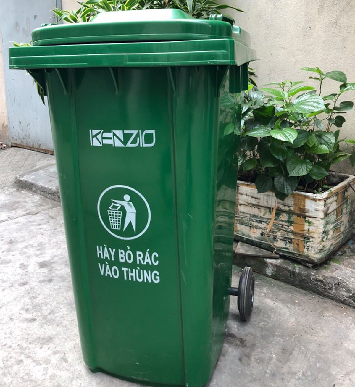 Thùng rác KENZIO 240 lít - Thùng rác, đồ hốt rác