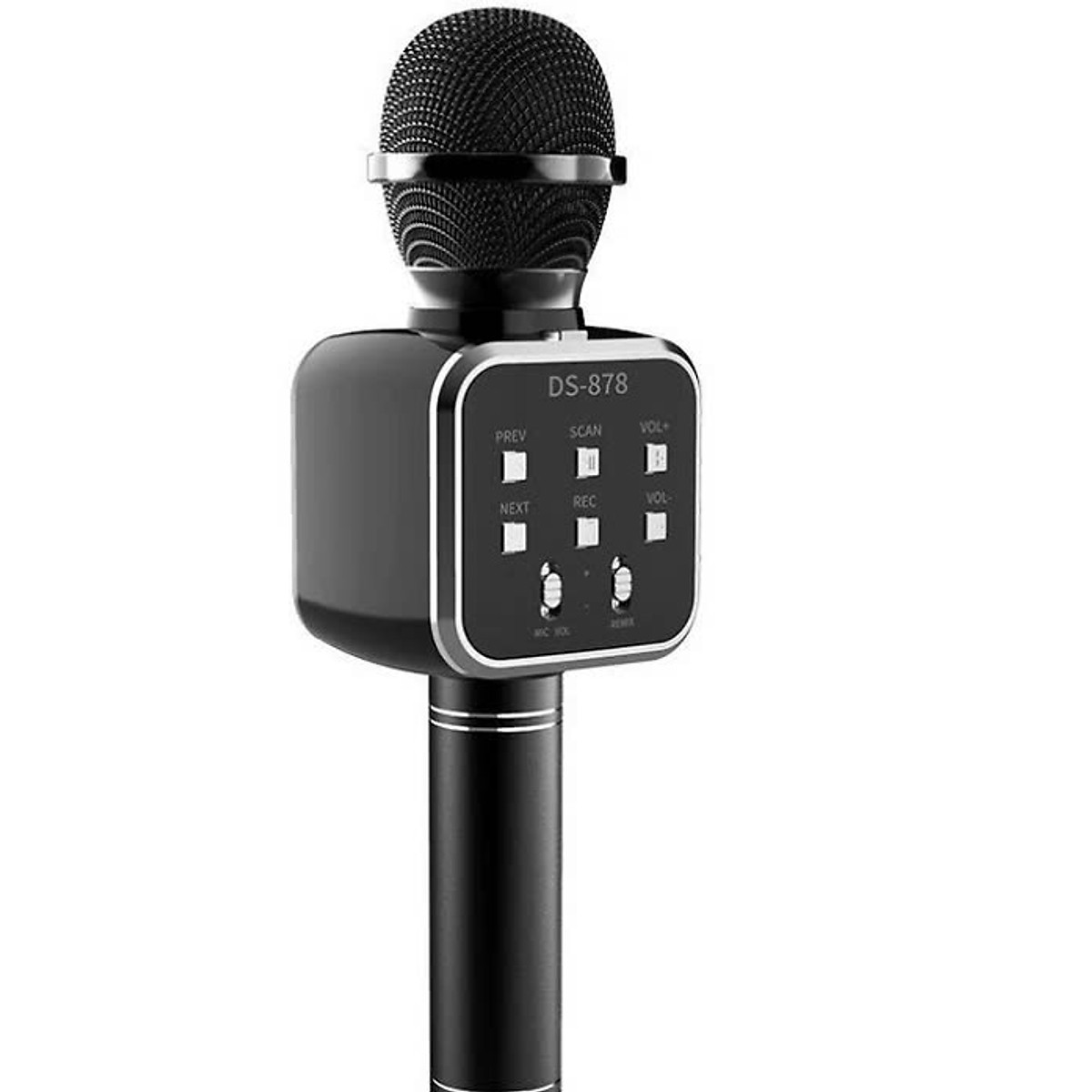 Micro Karaoke Bluetooth kèm loa kết nối điện thoại, máy tính bảng Hát Không Dây, Nghe Nhạc, Hỗ Trợ Kết Nối Thẻ Nhớ, USB Pin sạc - Hàng Chính Hãng