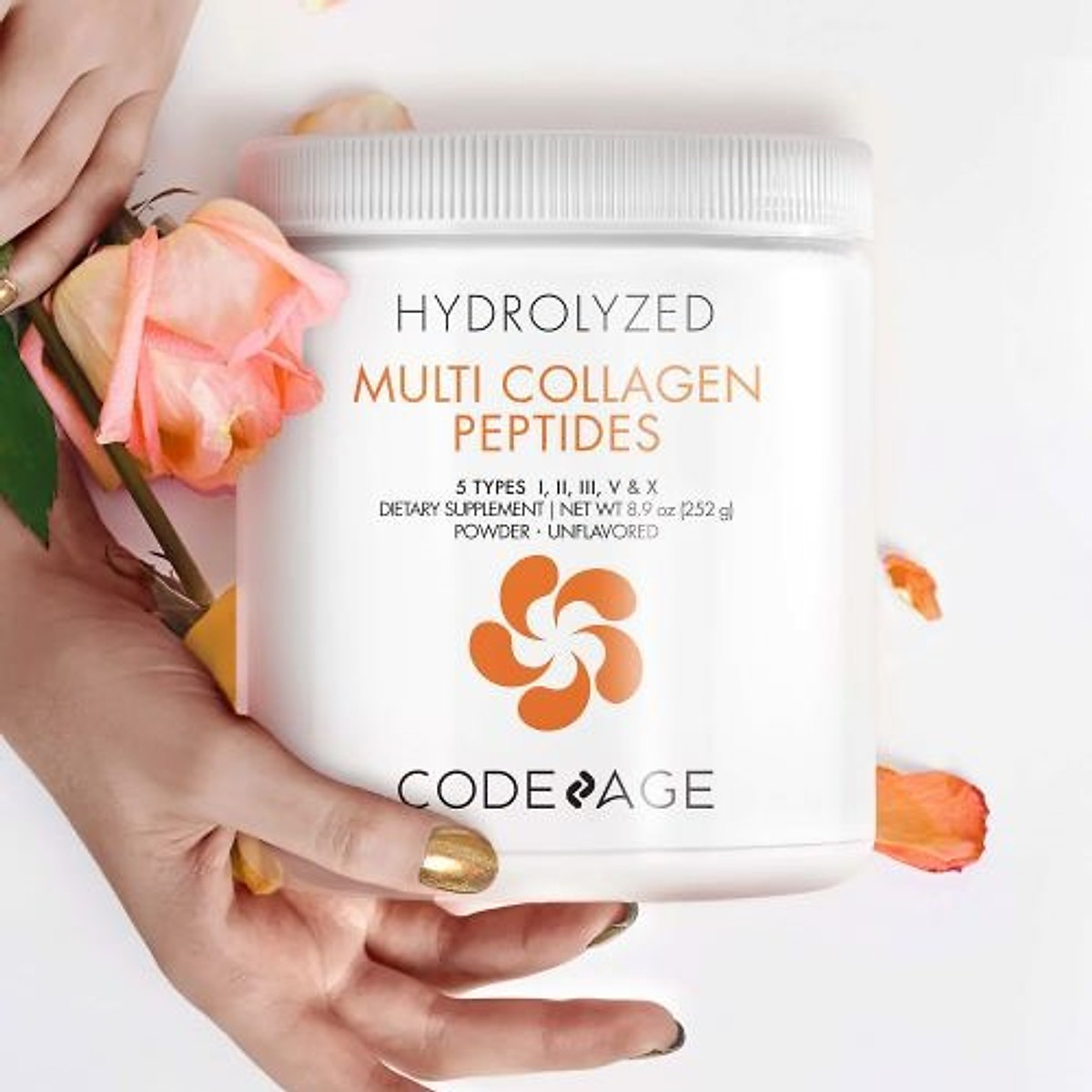Bột Uống Bổ Sung Collagen Codeage Giúp Trẻ Hóa Da Toàn Diện Codeage Multi Collagen Peptides Powder 567g