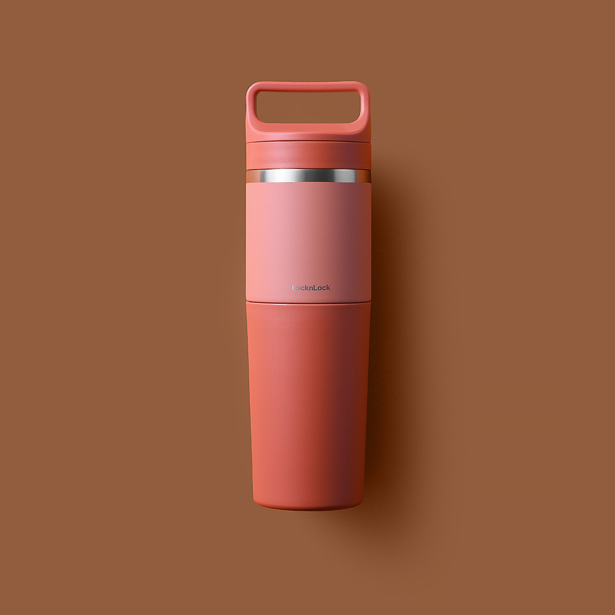 Bình giữ nhiệt Slo 2in1 with tumbler LocknLock LHC4332 (Bình giữ nhiệt và cốc nhựa) 600ml