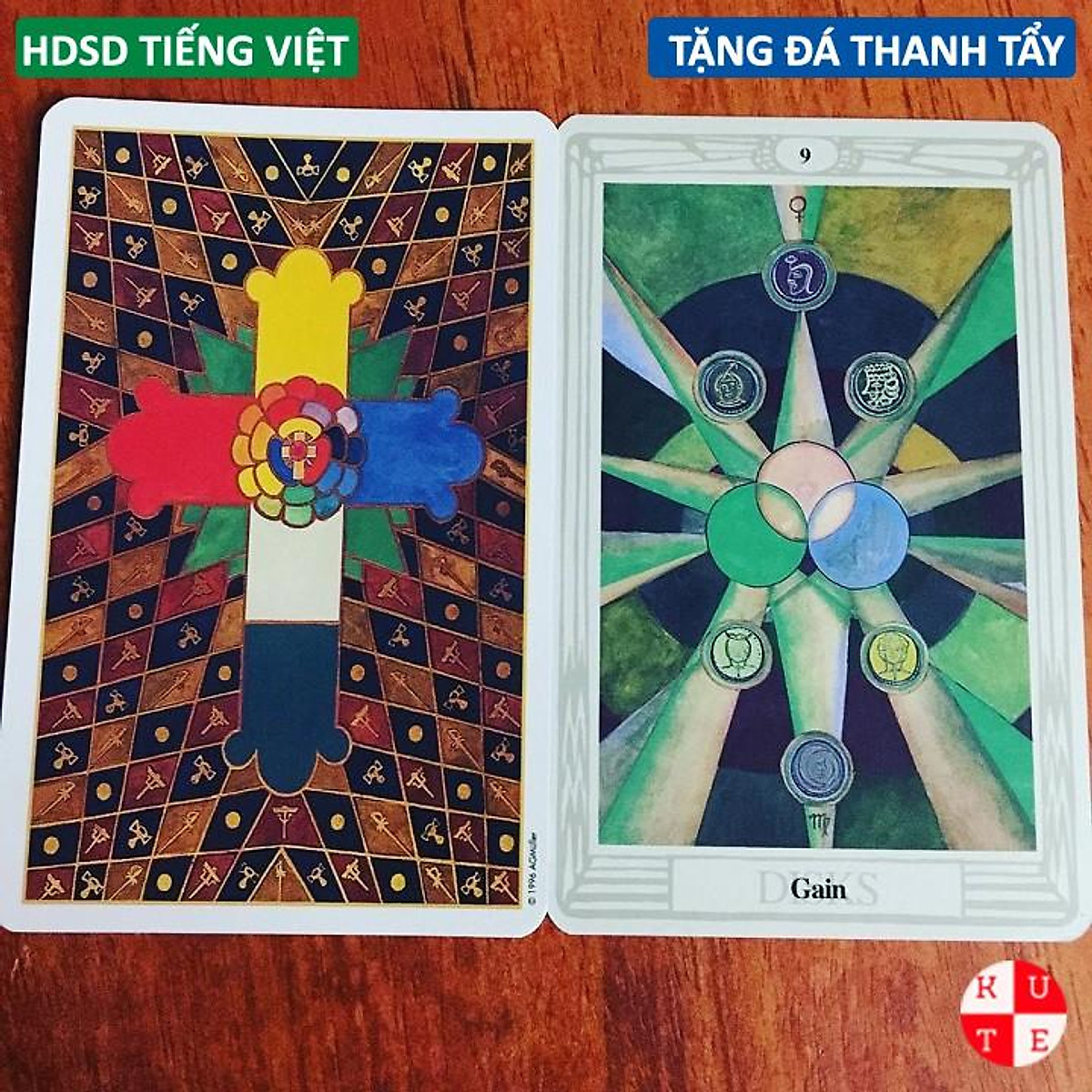 Bộ Bài Bói Aleister Crowley Thoth Tarot Cao Cấp