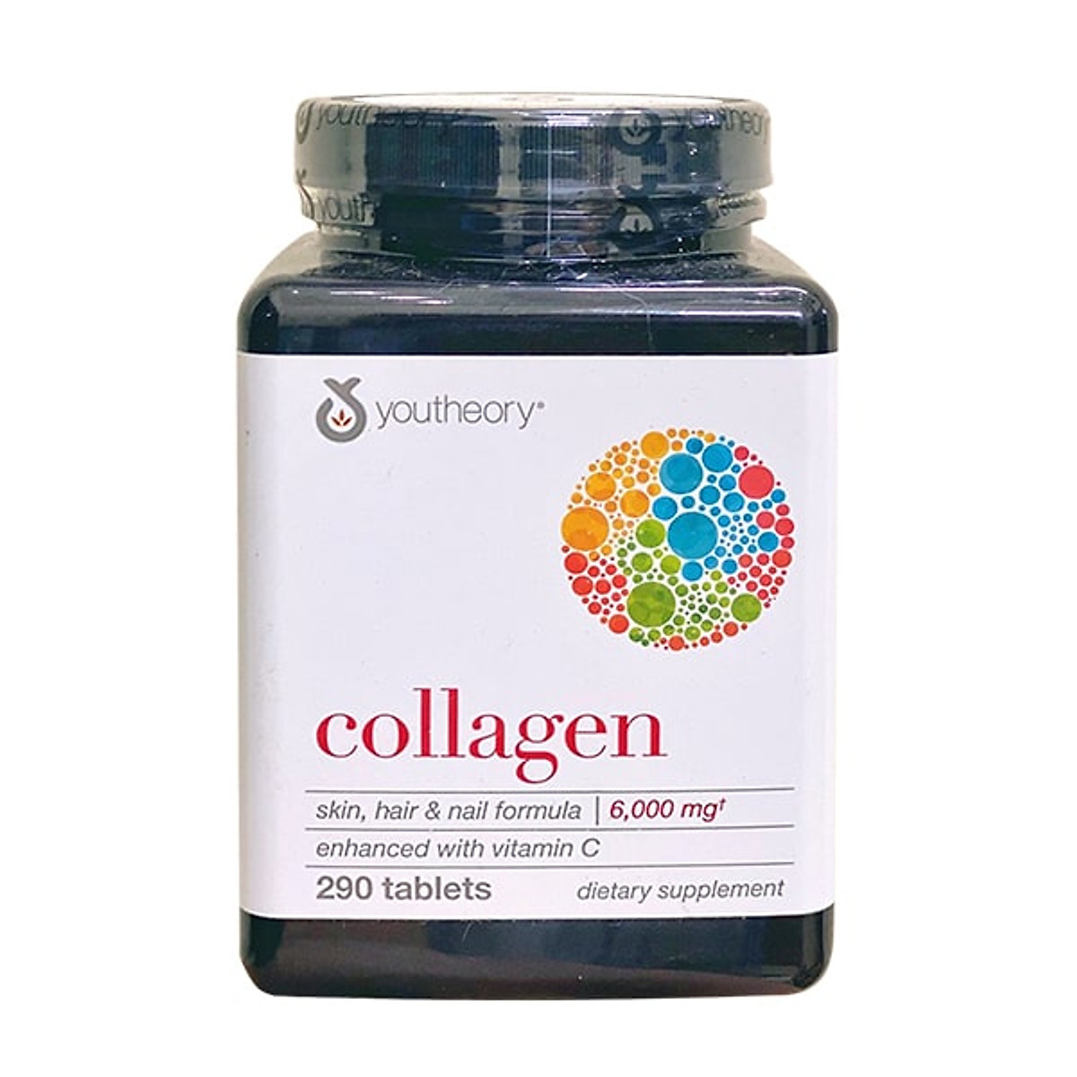 Thực phẩm chức năng Viên uống bổ sung Youtheory Collagen Type 1,2,3  (290 Viên) - Nhập khẩu Mỹ