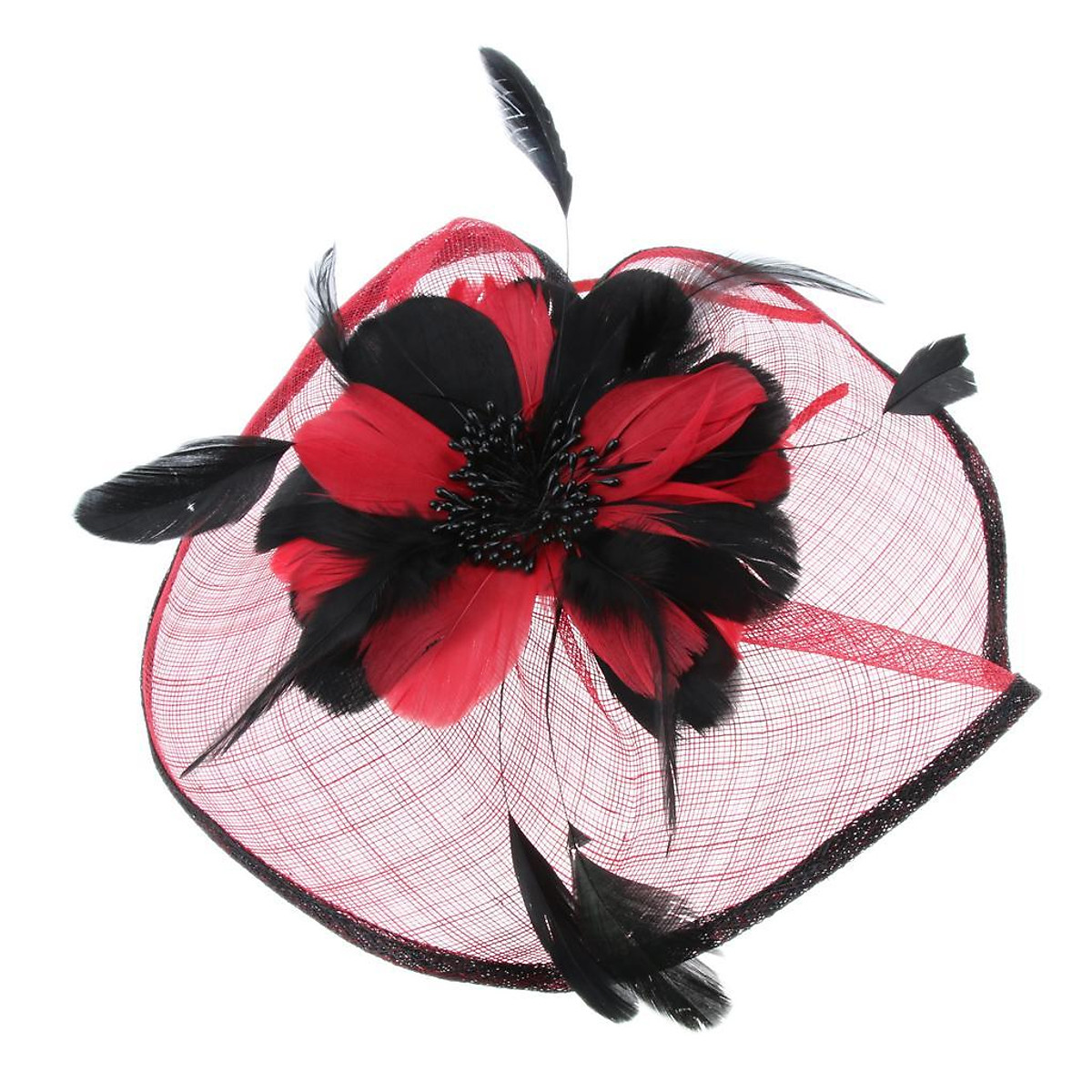 Women Wedding Bridal Royal Race Sinamay Feather Fascinator Hat Clip Hairband Party Prom Hair Accessories Women Wedding Bridal Royal Race Sinamay Feather Fascinator Hat Clip Hairband Party Prom Hair Accessories