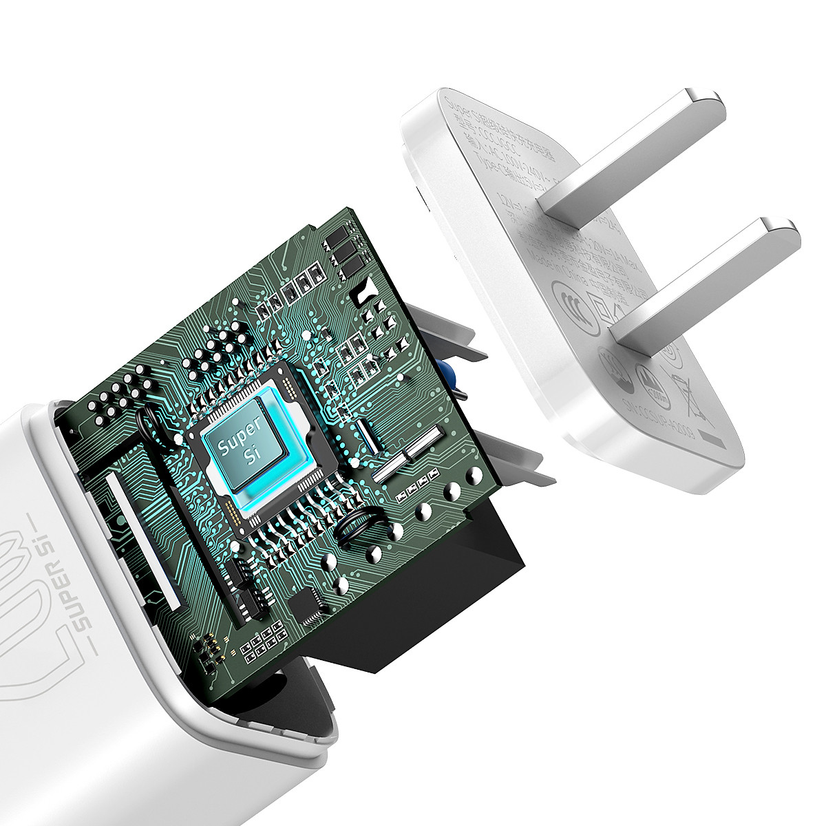Sạc nhanh 20W cho iPhone và điện thoại Android - Baseus Super Si Quick Charger - Hàng chính hãng