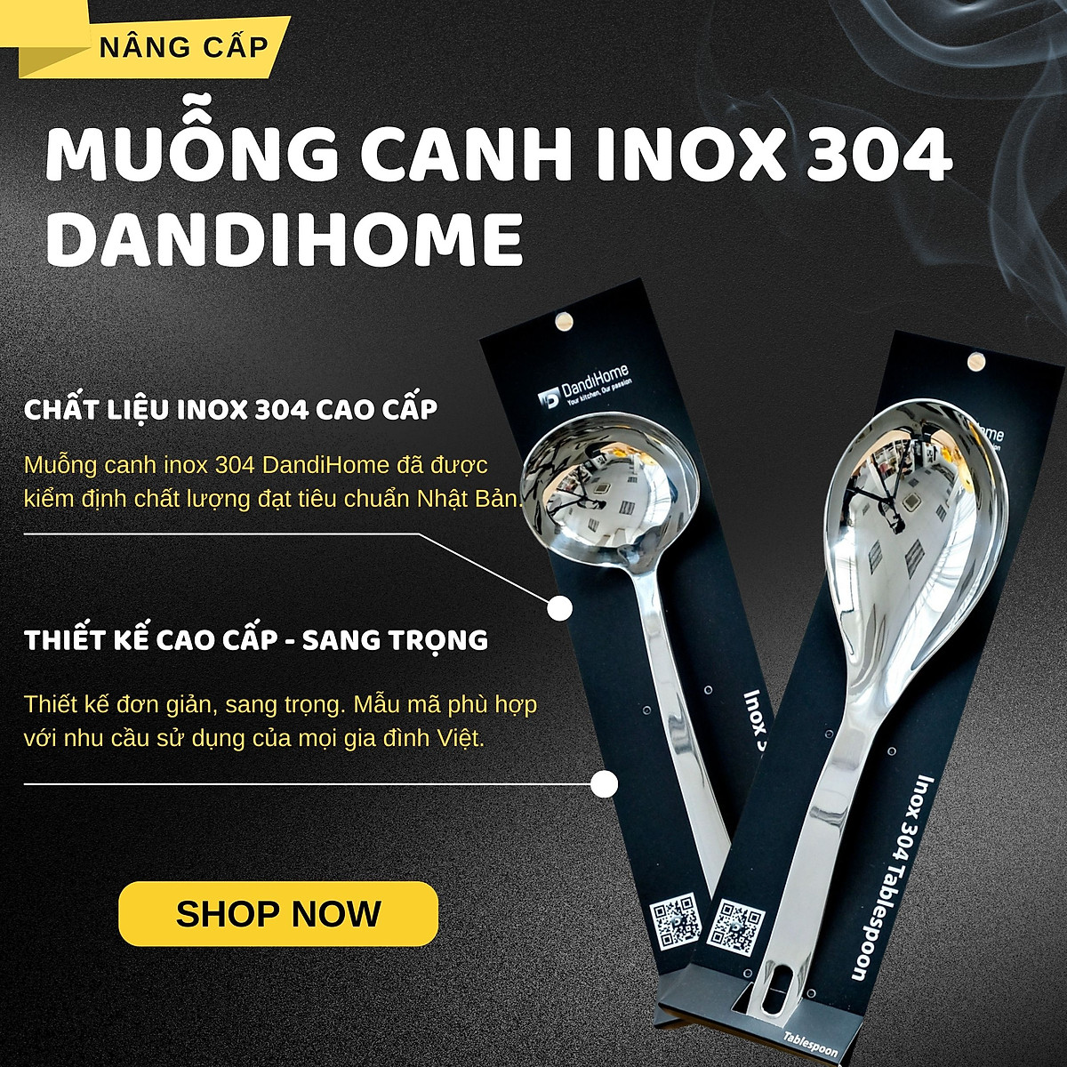 Muỗng canh DandiHome Inox 304
