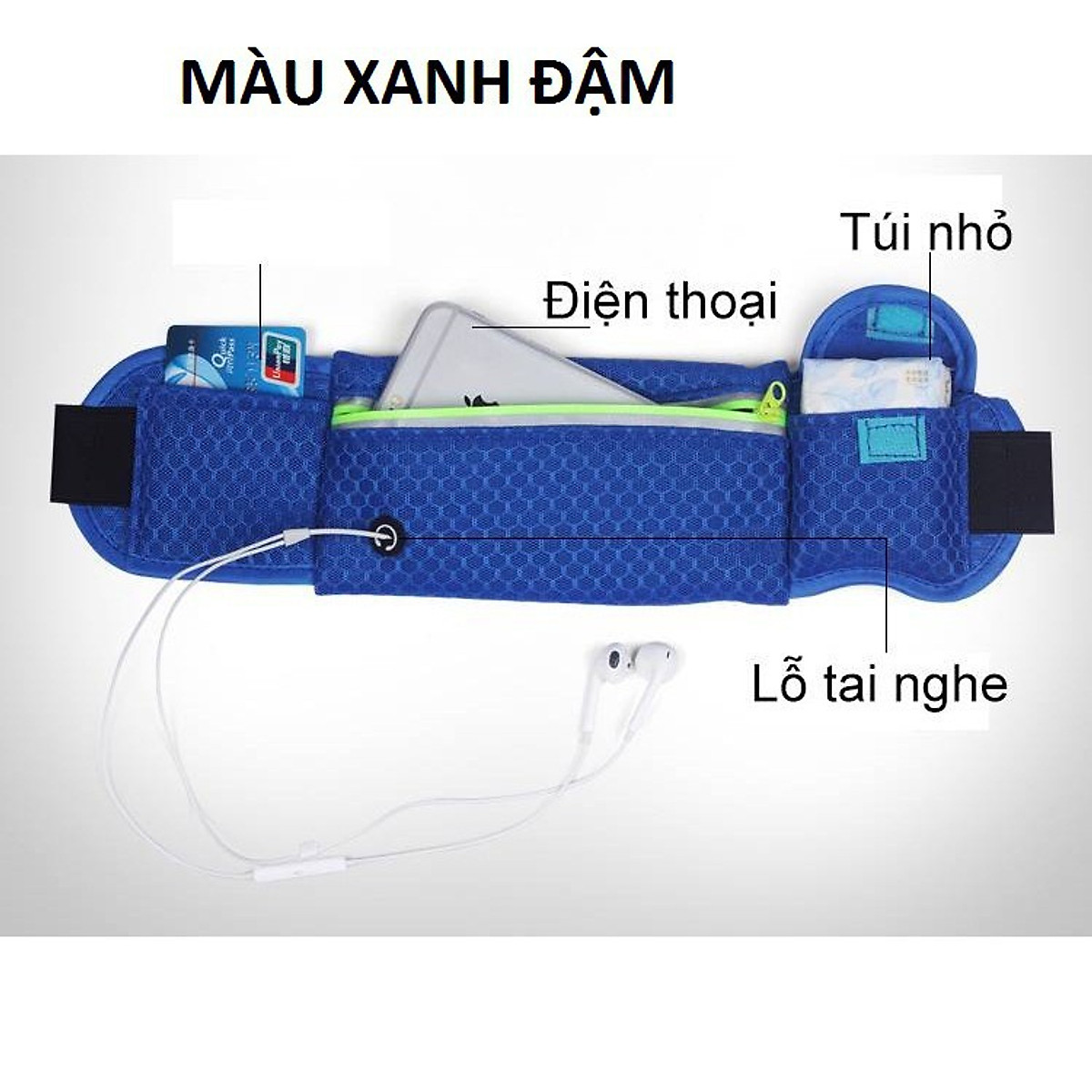 Túi đeo bụng, túi đeo hông, túi đeo chạy bộ đựng điện thoại tập thể dục thể thao tiện dụng - hàng chính hãng