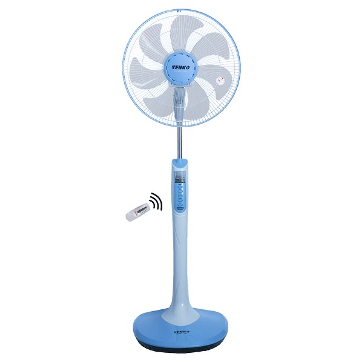 Quạt Đứng Có Remote Điều Khiển Từ Xa Senko DR1608 - Hàng chính hãng, giao màu ngẫu nhiên