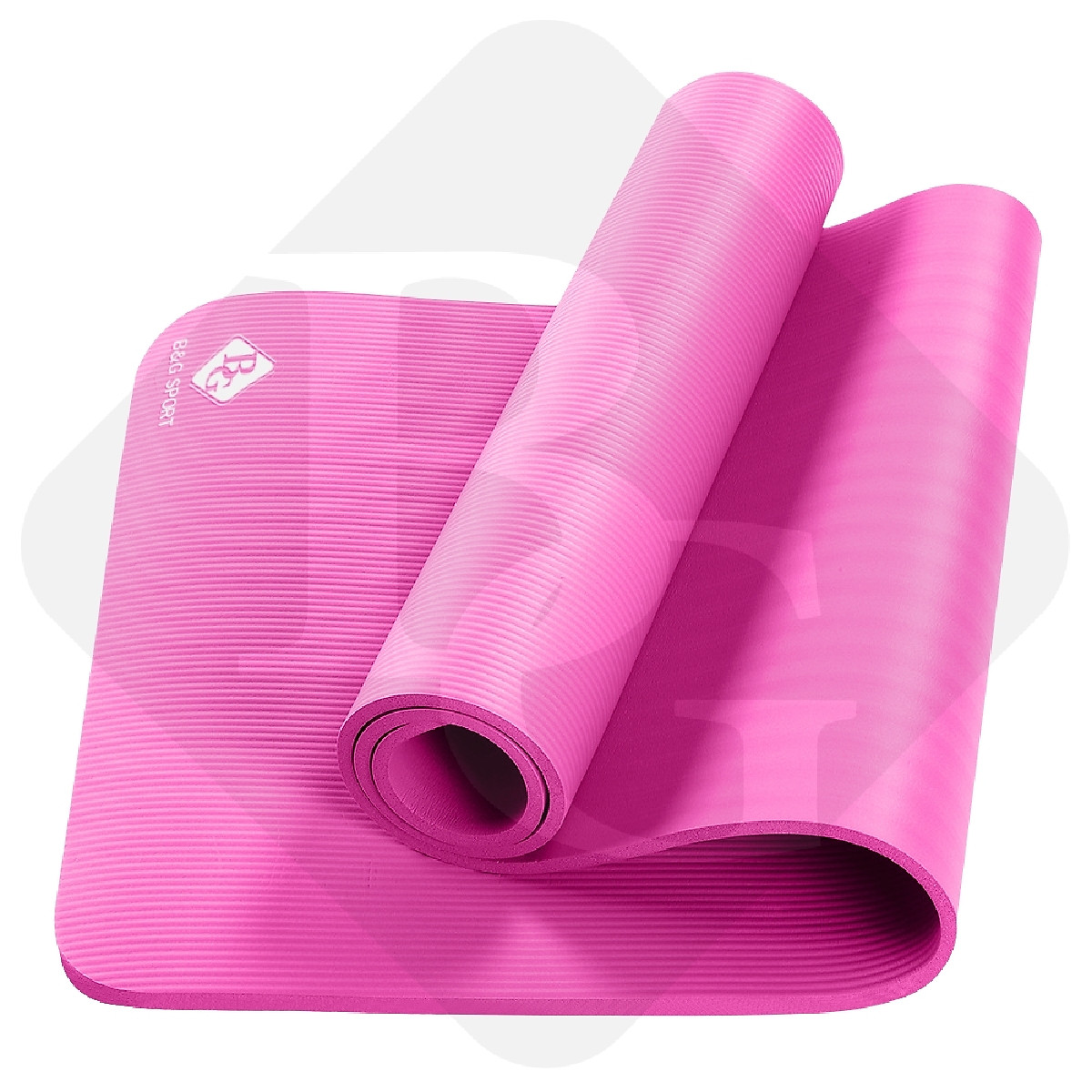 BG Thảm tập Yoga,GYM chuyên dụng dày 10mm cao su NBR nguyên khối, độ đài hồi tốt, chống lún, Chống trơn trượt, độ bám cao, ngăn ngừa hôi và ẩm mốc (hàng nhập khẩu)