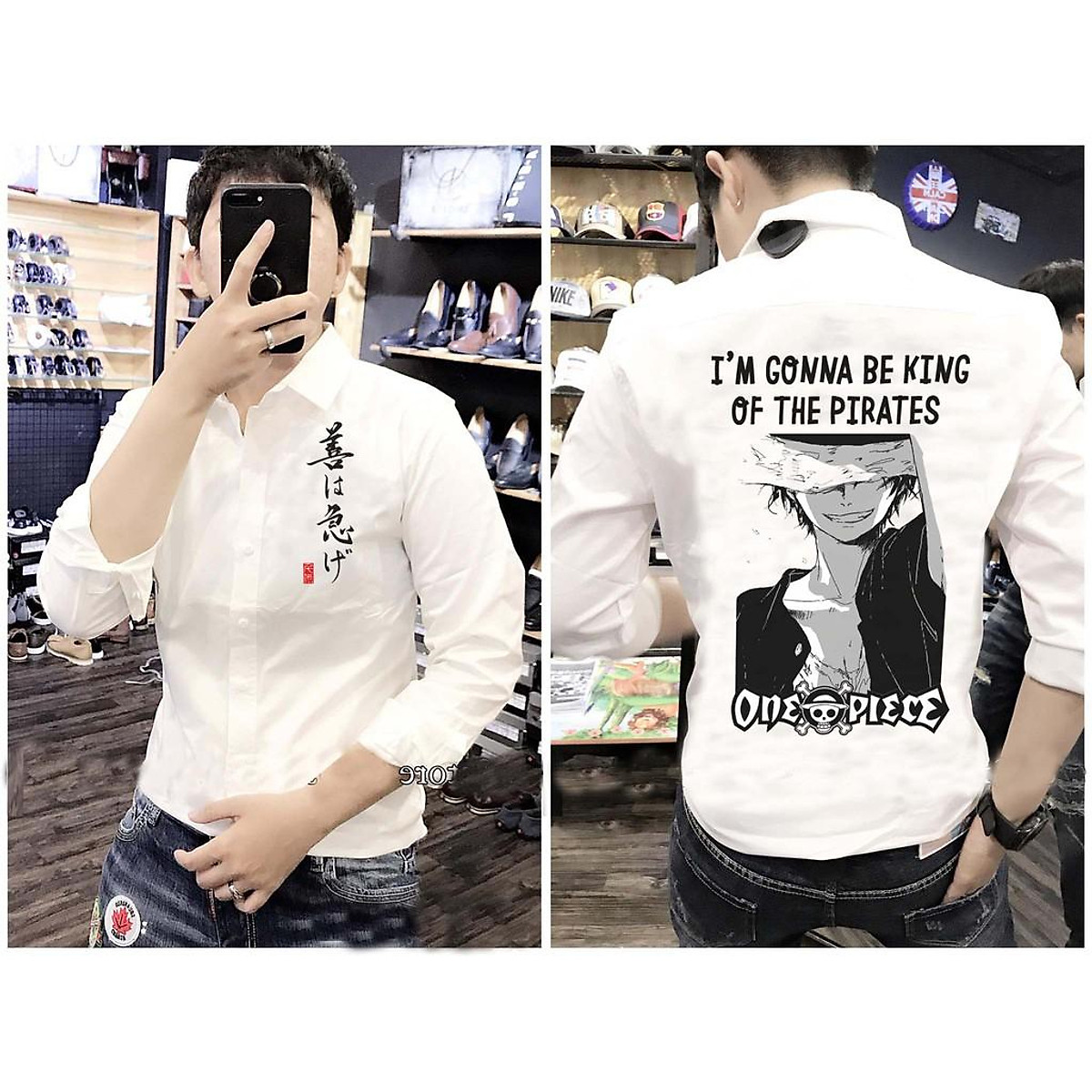 Áo Sơ mi Ace Áo One Piece in theo yêu cầu giá rẻ ở Cần Thơ #19 Áo Sơ mi Ace Áo One Piece in theo yêu cầu giá rẻ ở Cần Thơ