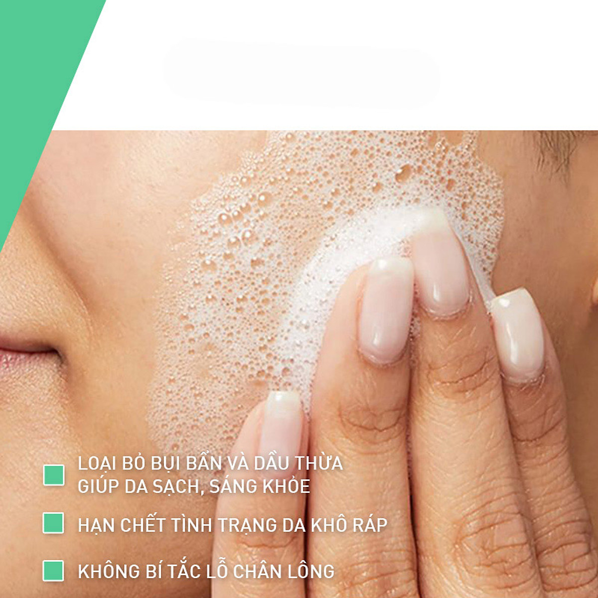 Sữa rửa mặt giúp làm sạch sâu dành cho da dầu CeraVe Foaming Cleanser
