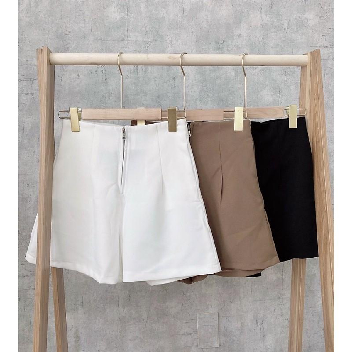 Short khoá kéo lưng cao SIZE S M L (Xả Kho Kèm Ảnh Thật 100%)