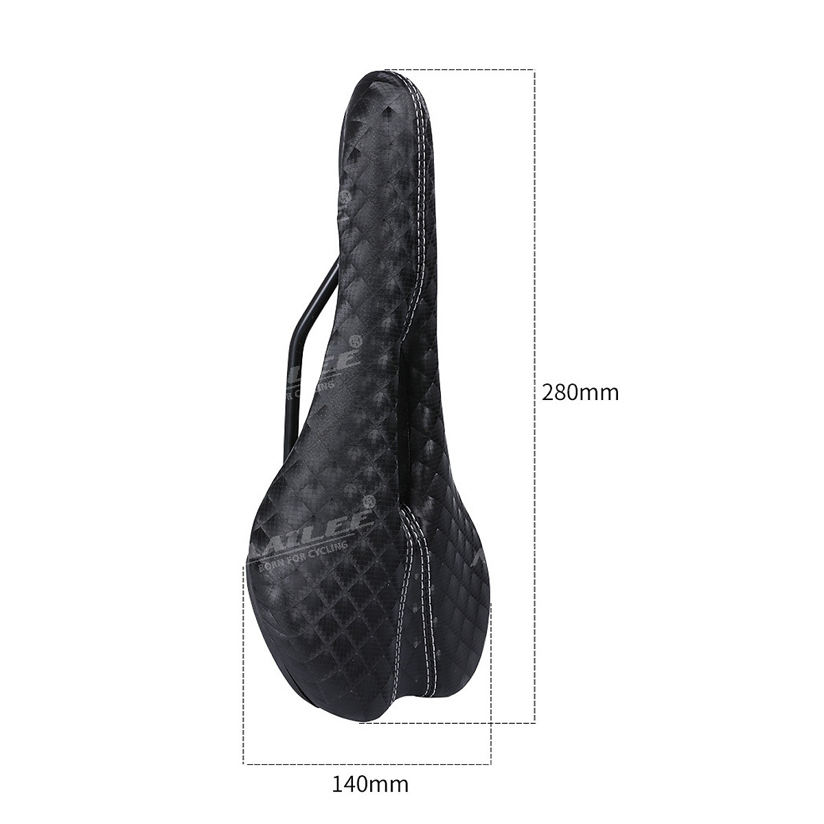 Đệm yên xe đạp đường trường touring BSH-01 chống thấm nước và chống trượt, da PU, kích thước 28 x 14 cm - Mai Lee